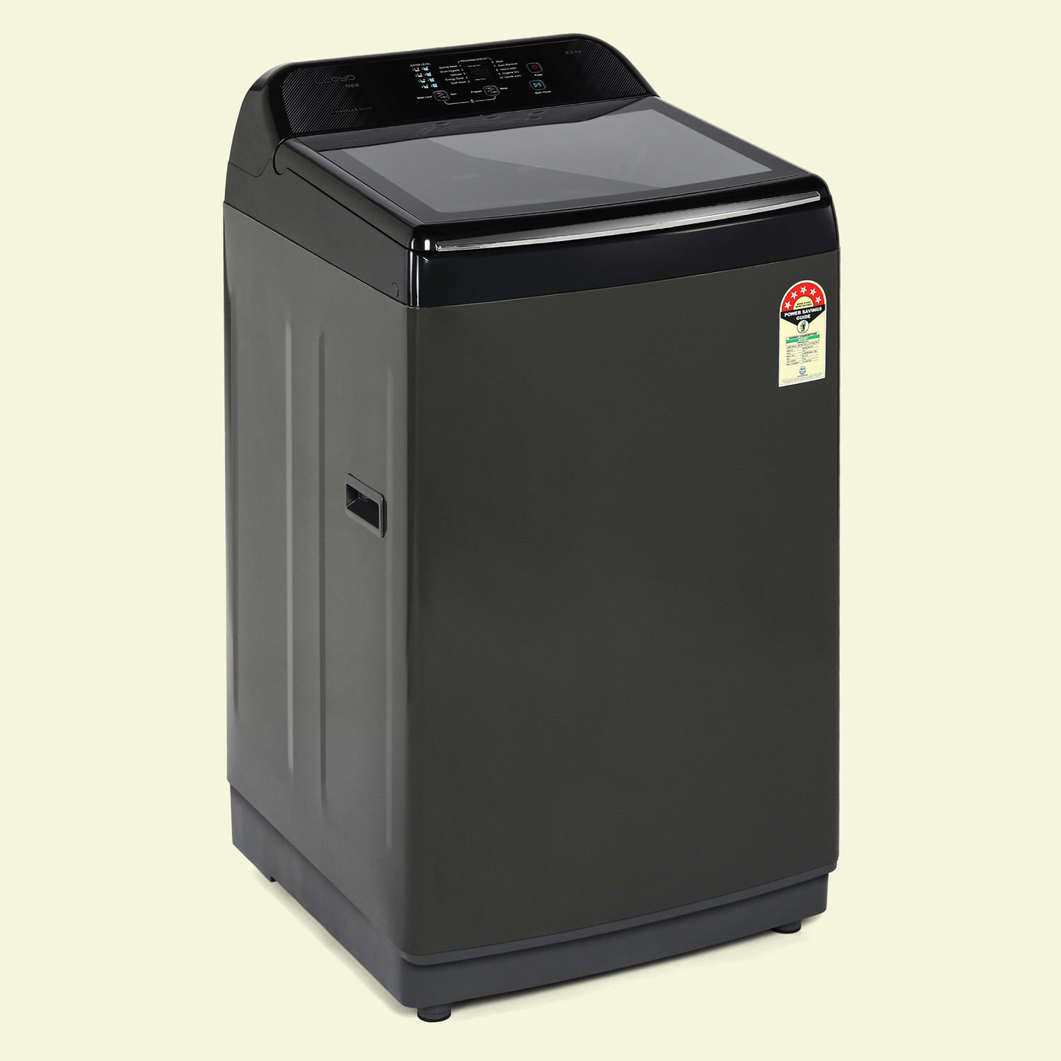 Image of Lloyd by Havells 8 kg Washing Machine Fully Automatic Top Load Black
