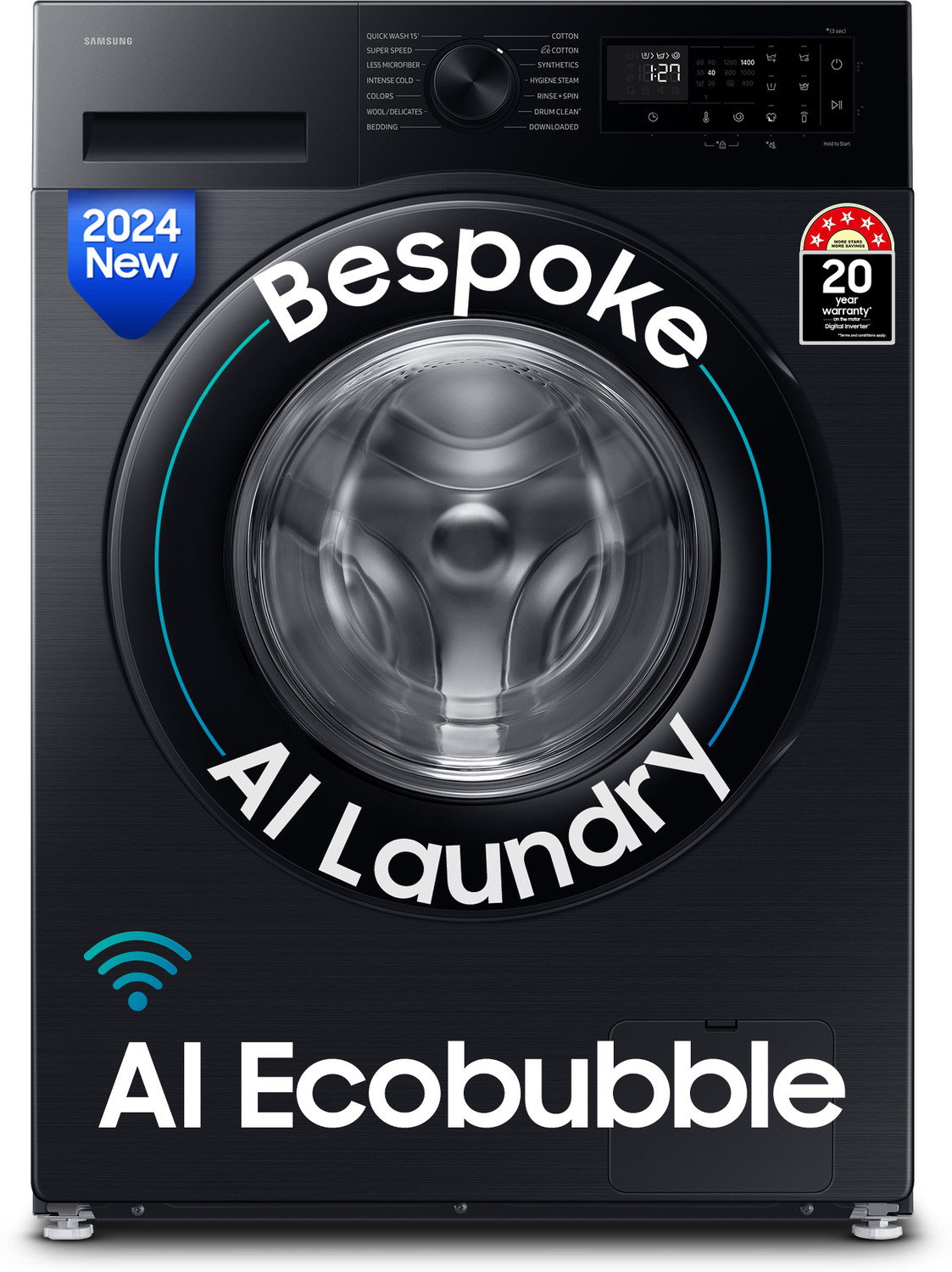 SAMSUNG 12 kg Fully Automatic Front Load Washing Machine with In-built