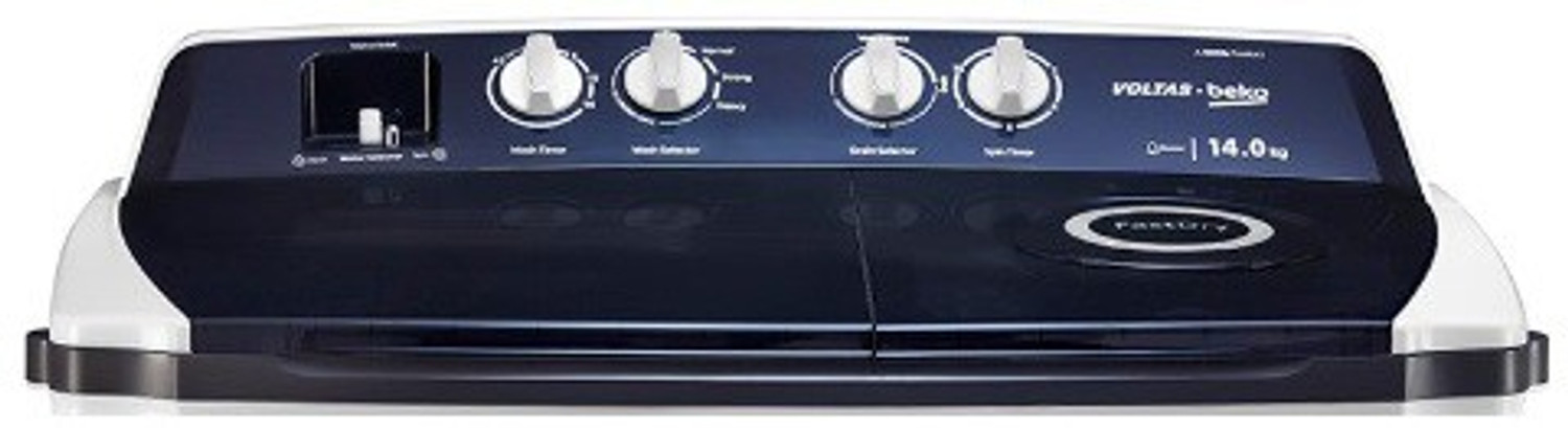 Image of Voltas Beko by A Tata Product 14 kg Semi Automatic Top Load Washing Machine Grey, White