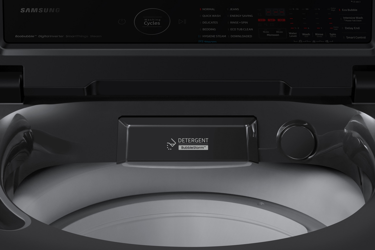 Image of Samsung 9 kg with Wi-Fi Enabled Fully Automatic Top Load Washing Machine with In-built Heater Grey