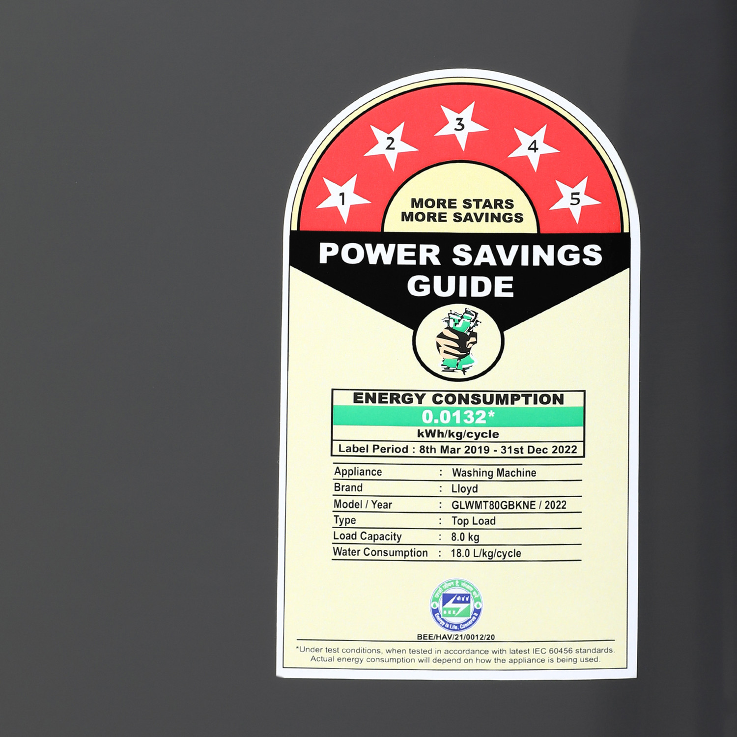 Image of Lloyd by Havells 8 kg Washing Machine Fully Automatic Top Load Black