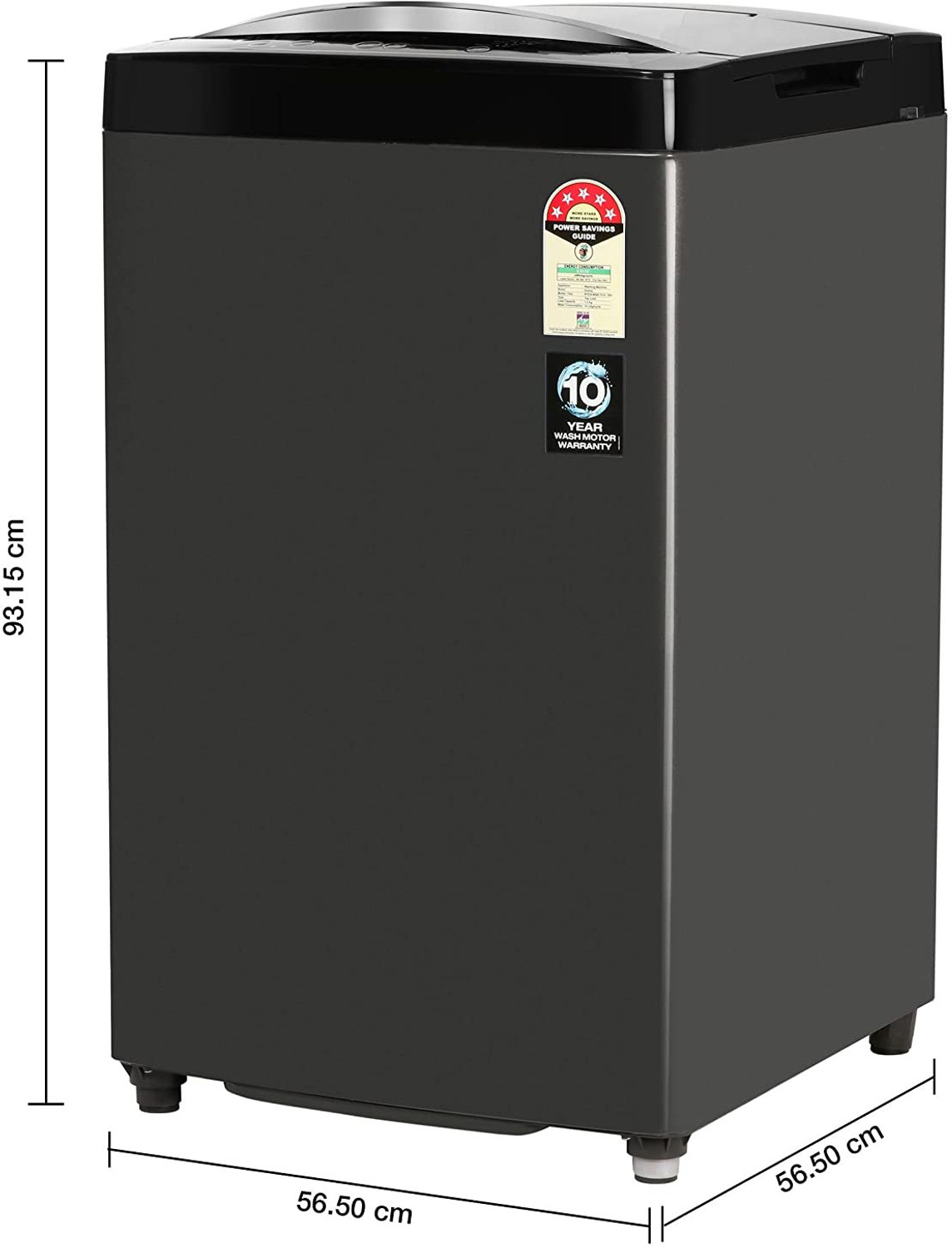 Image of Godrej 7.5 kg with Roller Coaster Wash Technology Fully Automatic Top Load Washing Machine Black