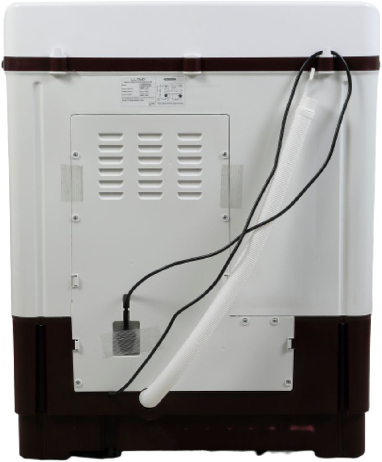 Image of Lloyd by Havells 7.5 kg |1300 RPM|Soak Function|3 Wash Programs|Swift Dry|Magic Filter, Semi Automatic Top Load Washing Machine Maroon, White