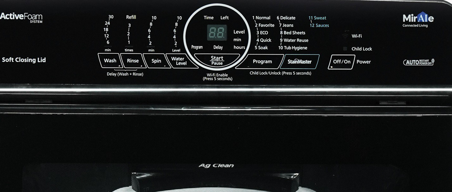 Image of Panasonic 8 kg Wi-Fi Enabled Smart Washing Machine Fully Automatic Top Load Black