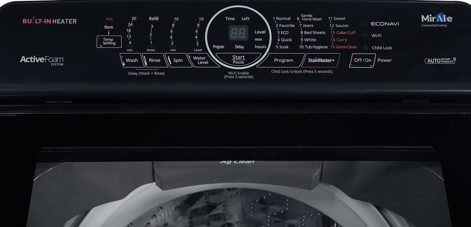 Image of Panasonic 7.5 kg Wi-Fi EnabledSmart Washing Machine Fully Automatic Top Load with In-built Heater Silver