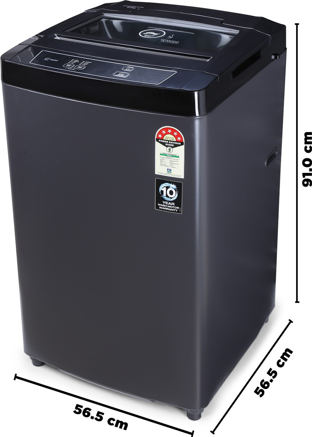 Image of Godrej 6 kg 5 Star with i-Wash technology Washing Machine Fully Automatic Top Load Black, Grey