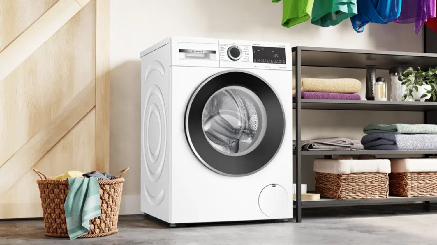 Image of BOSCH 7 kg Fully Automatic Front Load with In-built Heater White (WGA12200IN)
