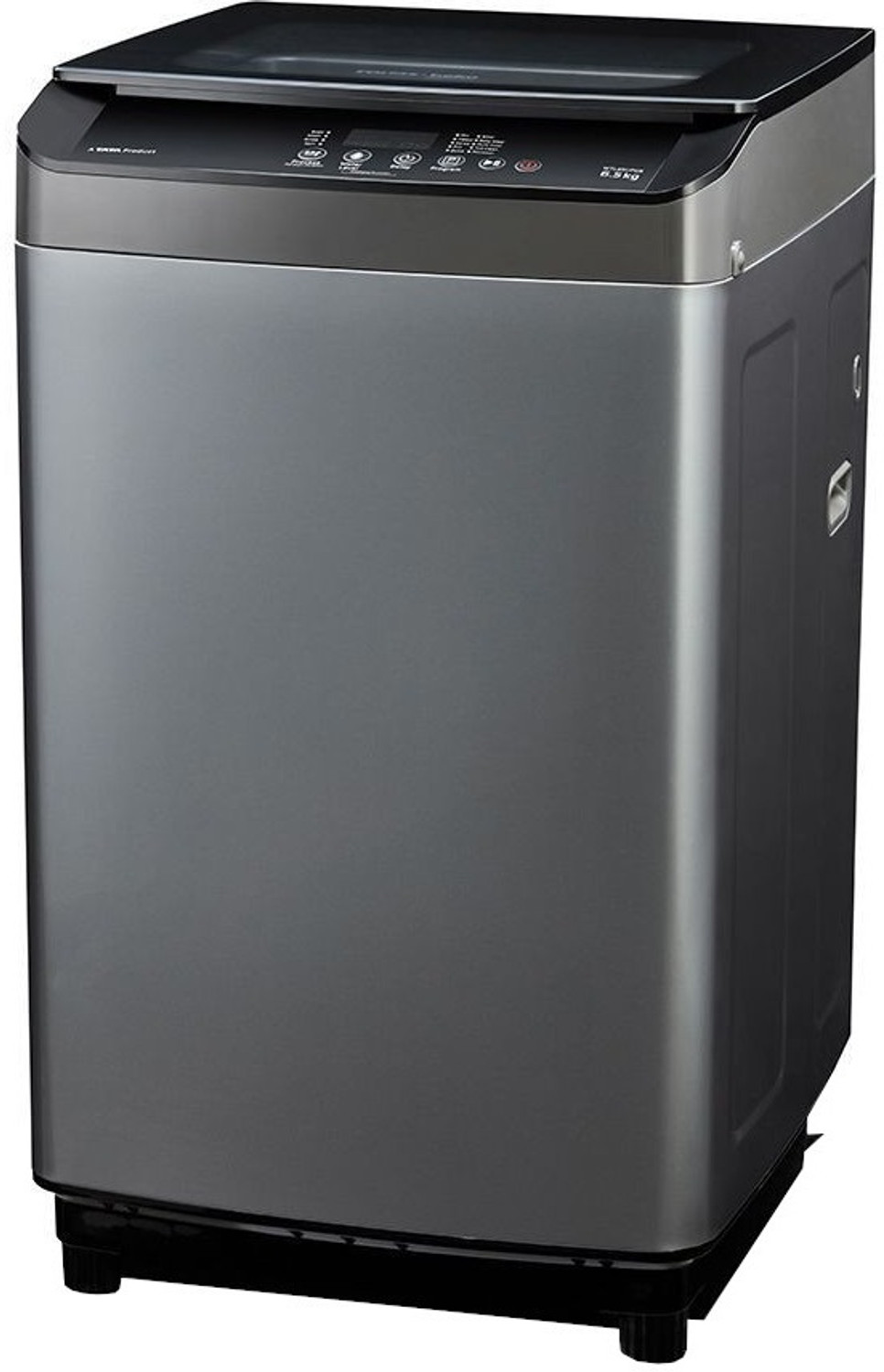 Image of Voltas Beko by A Tata Product 8 kg with Double waterfall, Monsoon dry and Waterproof IPX4 panel Fully Automatic Top Load Washing Machine Grey