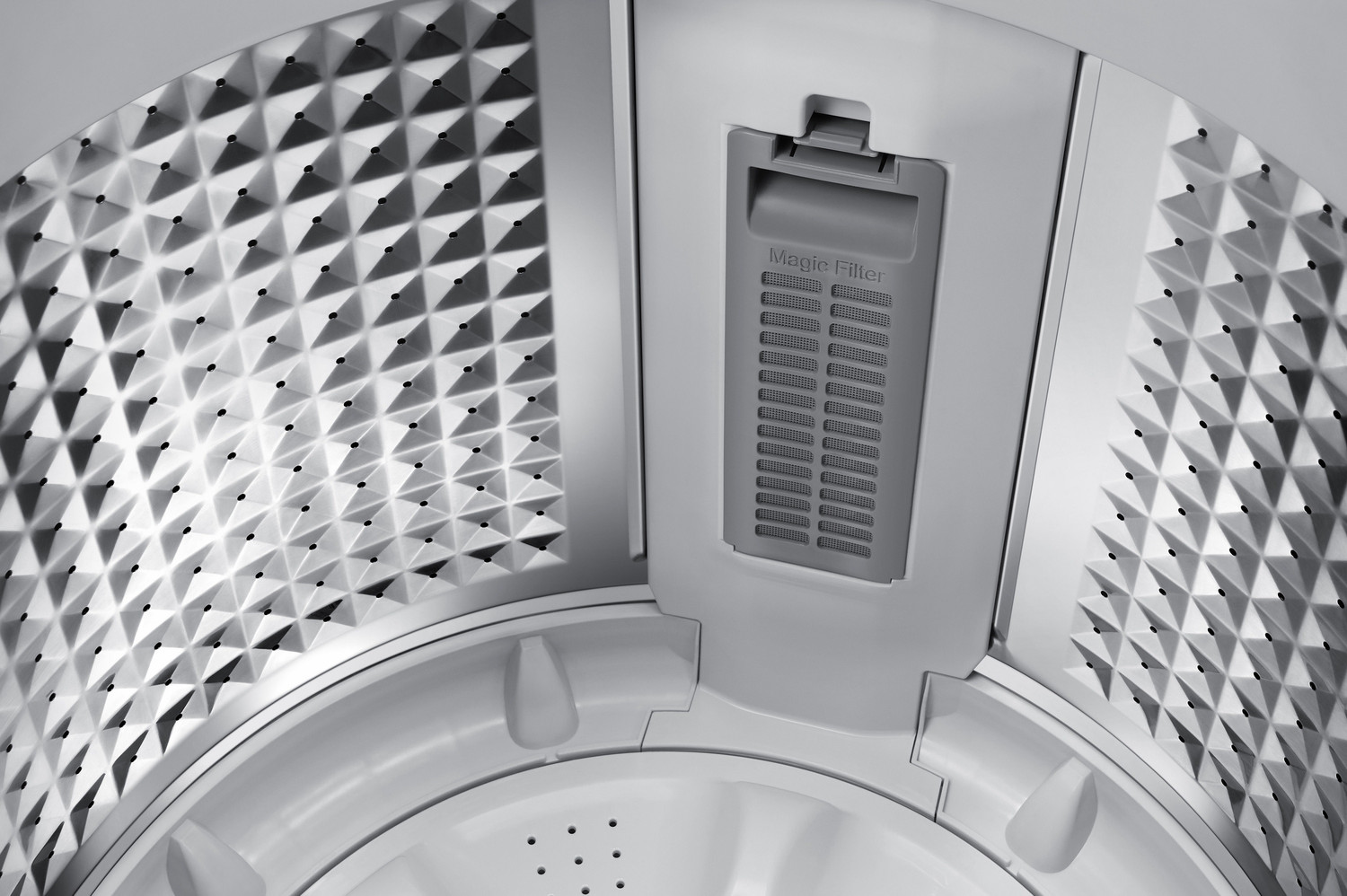 Image of Samsung 7 kg 5 star, Ecobubble, Super Speed, Digital Inverter, Fully Automatic Top Load Washing Machine Grey
