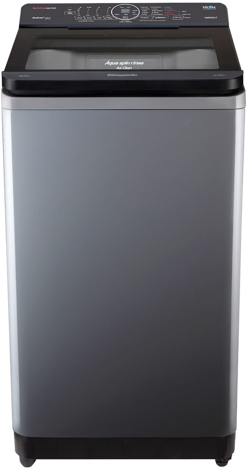 Image of Panasonic 8 kg with Wi-Fi Enabled Fully Automatic Top Load Washing Machine with In-built Heater Grey