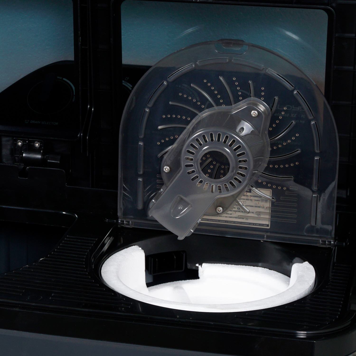 Image of Lloyd by Havells 9 kg Semi Automatic Top Load Washing Machine Grey, Orange