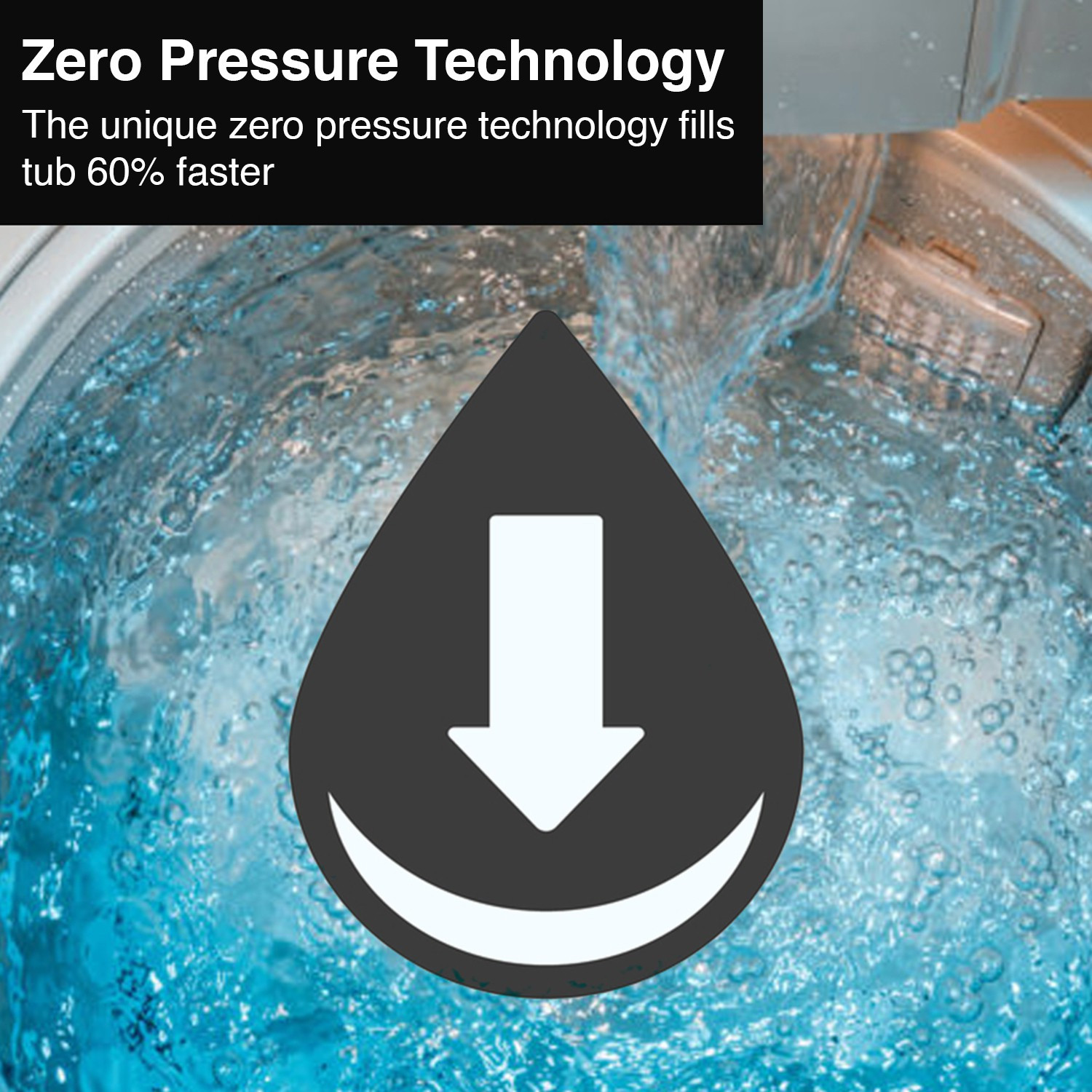 Image of Godrej 7.5 kg with Roller Coaster Wash Technology Fully Automatic Top Load Washing Machine Black