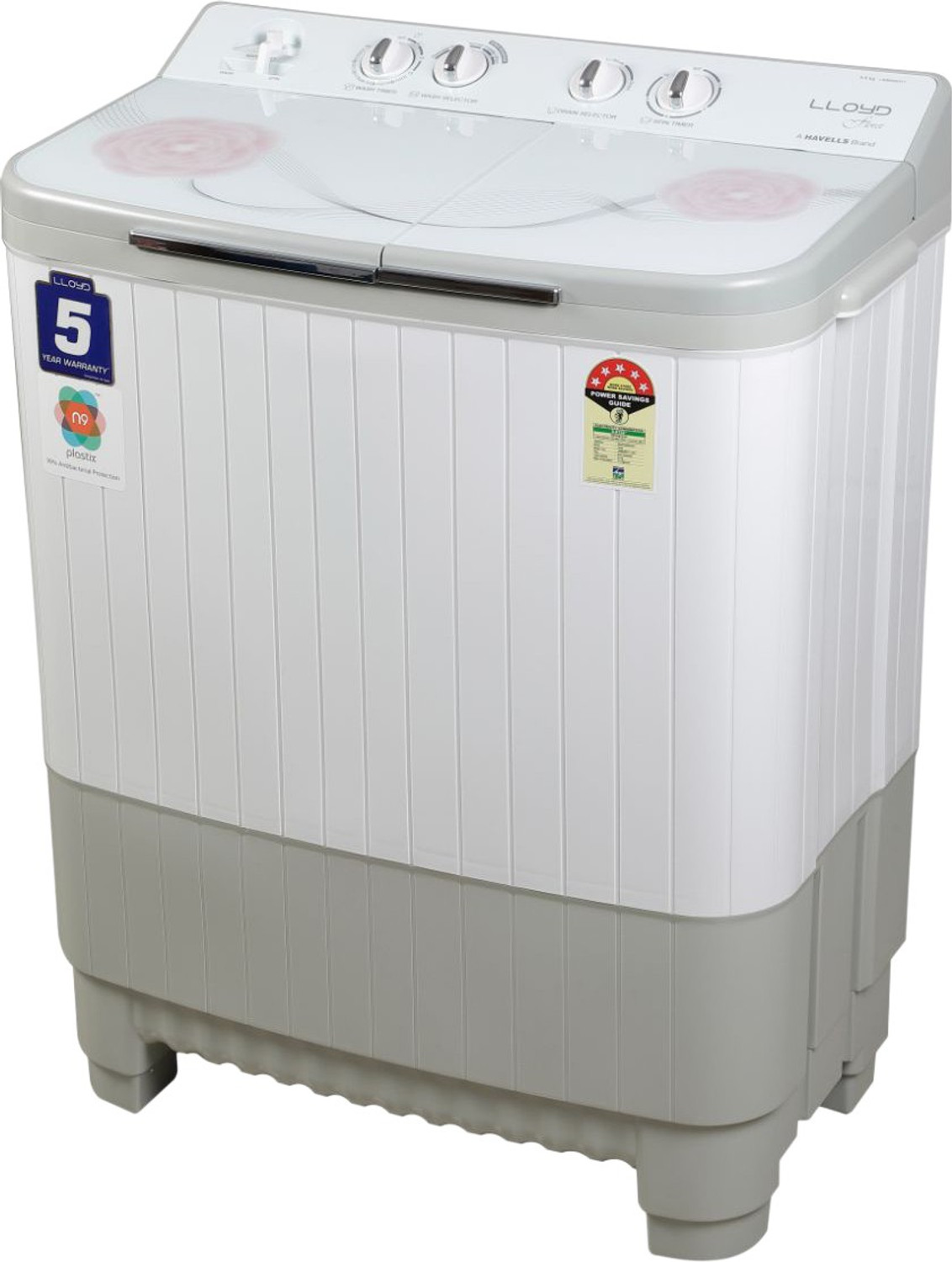 Image of Lloyd by Havells 9 kg Semi Automatic Top Load Washing Machine Grey