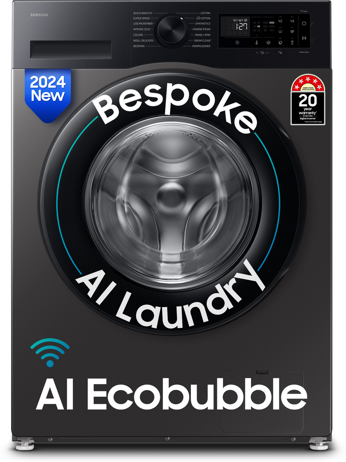 SAMSUNG 12 kg Fully Automatic Front Load Washing Machine with In-built