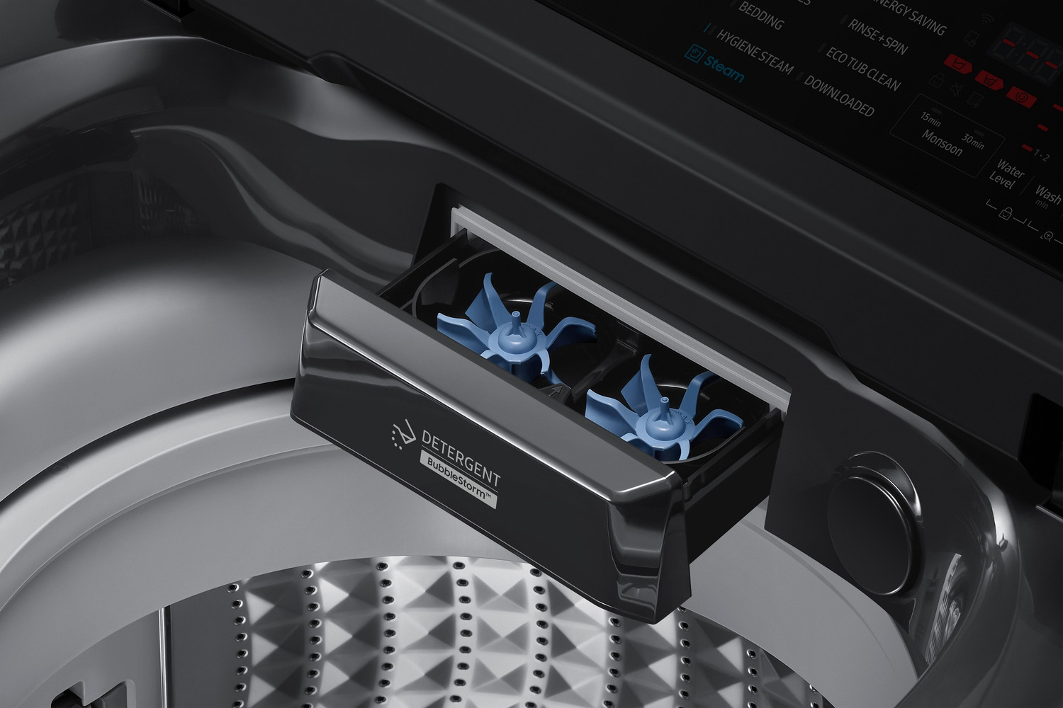 Image of Samsung 9 kg with Wi-Fi Enabled Fully Automatic Top Load Washing Machine with In-built Heater Grey