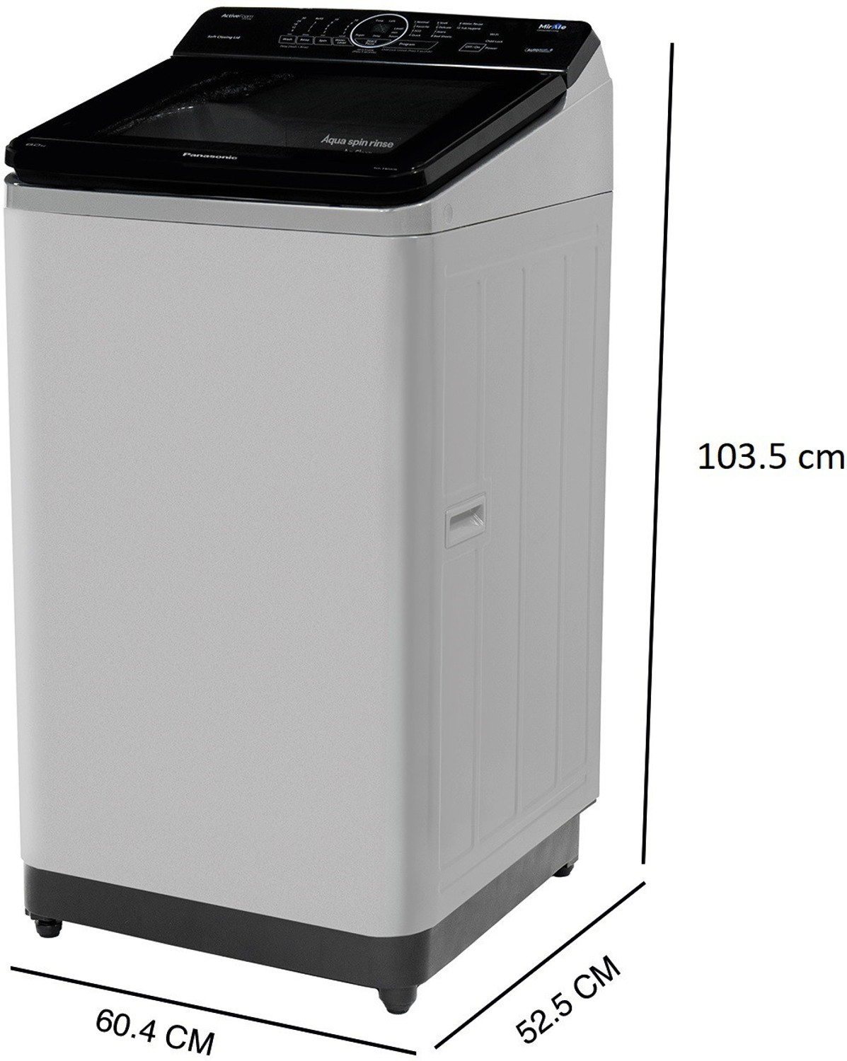 Image of Panasonic 8 kg Wi-Fi EnabledSmart Washing Machine Fully Automatic Top Load Grey