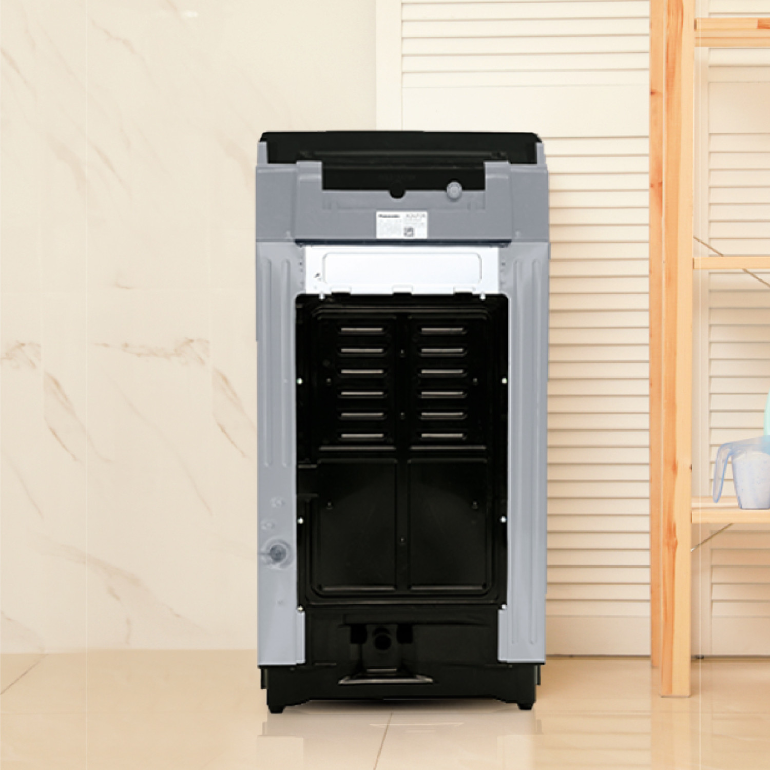 Image of Panasonic 7.5 kg Wi-Fi EnabledSmart Washing Machine Fully Automatic Top Load with In-built Heater Silver