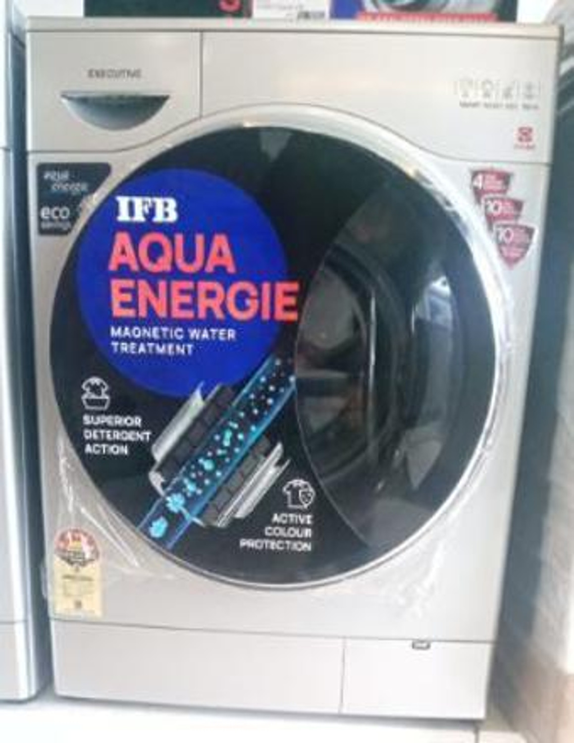 Image of IFB 9 kg Fully Automatic Front Load Washing Machine with In-built Heater Silver