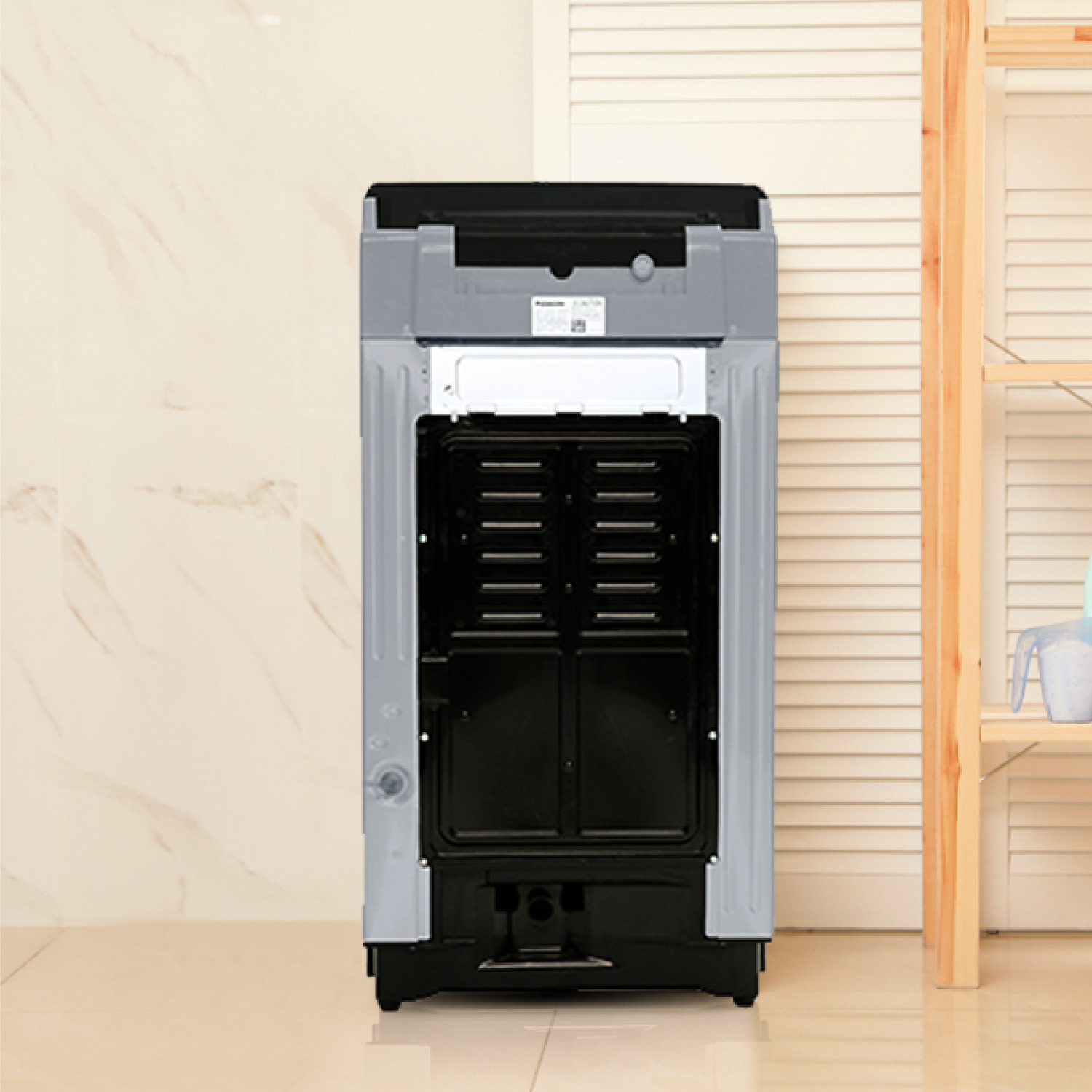 Image of Panasonic 8 kg Wi-Fi EnabledSmart Washing Machine Fully Automatic Top Load with In-built Heater Silver