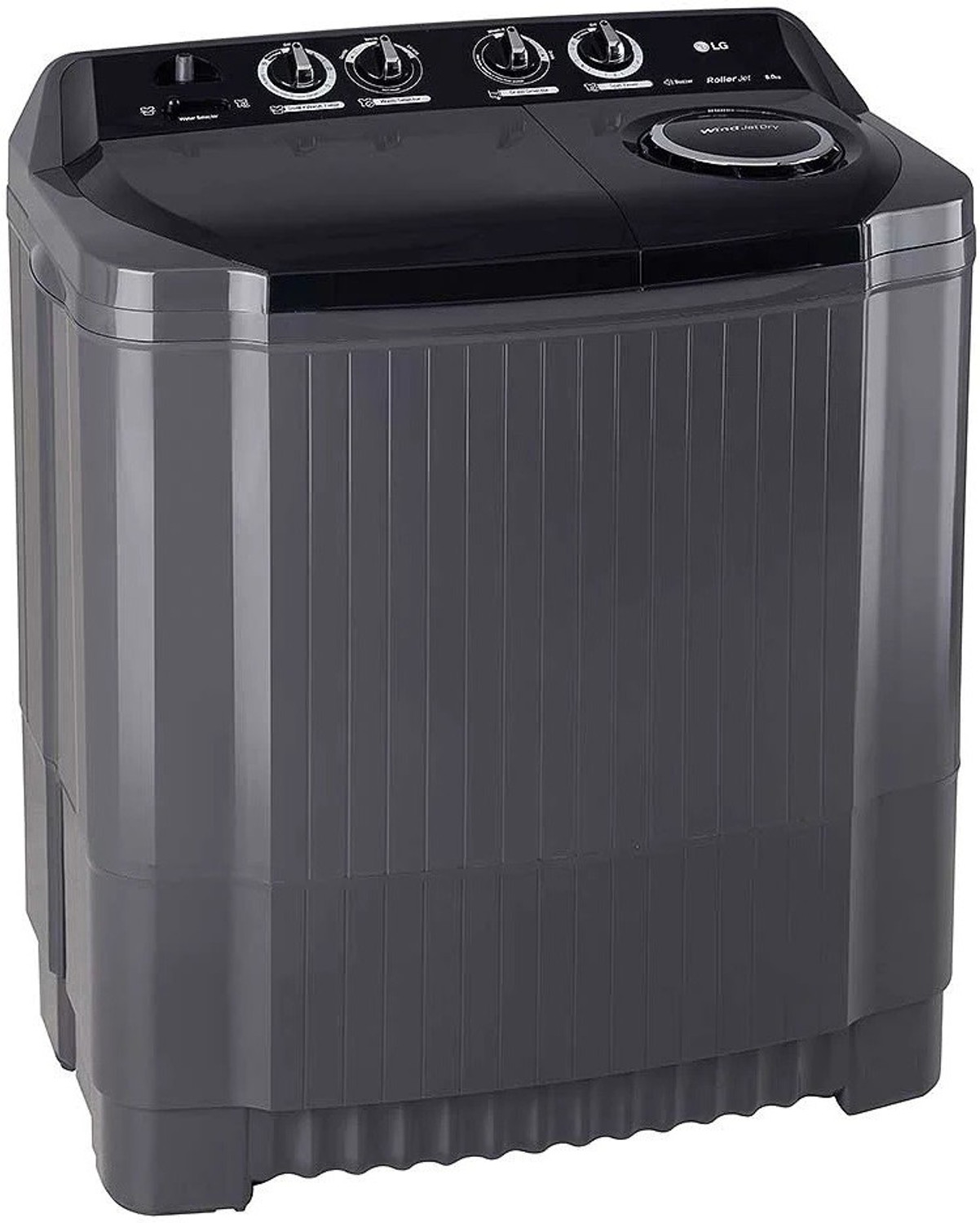 Image of LG 8 kg Semi Automatic Top Load Washing Machine Black