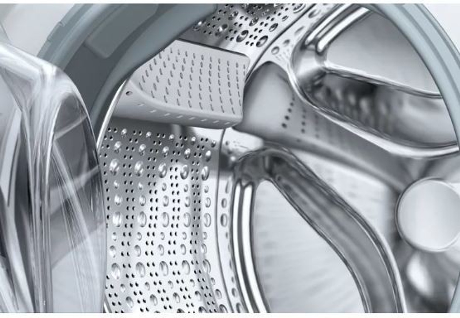 Image of BOSCH 6.5 kg Fully Automatic Front Load Washing Machine White (WAJ2016HIN)