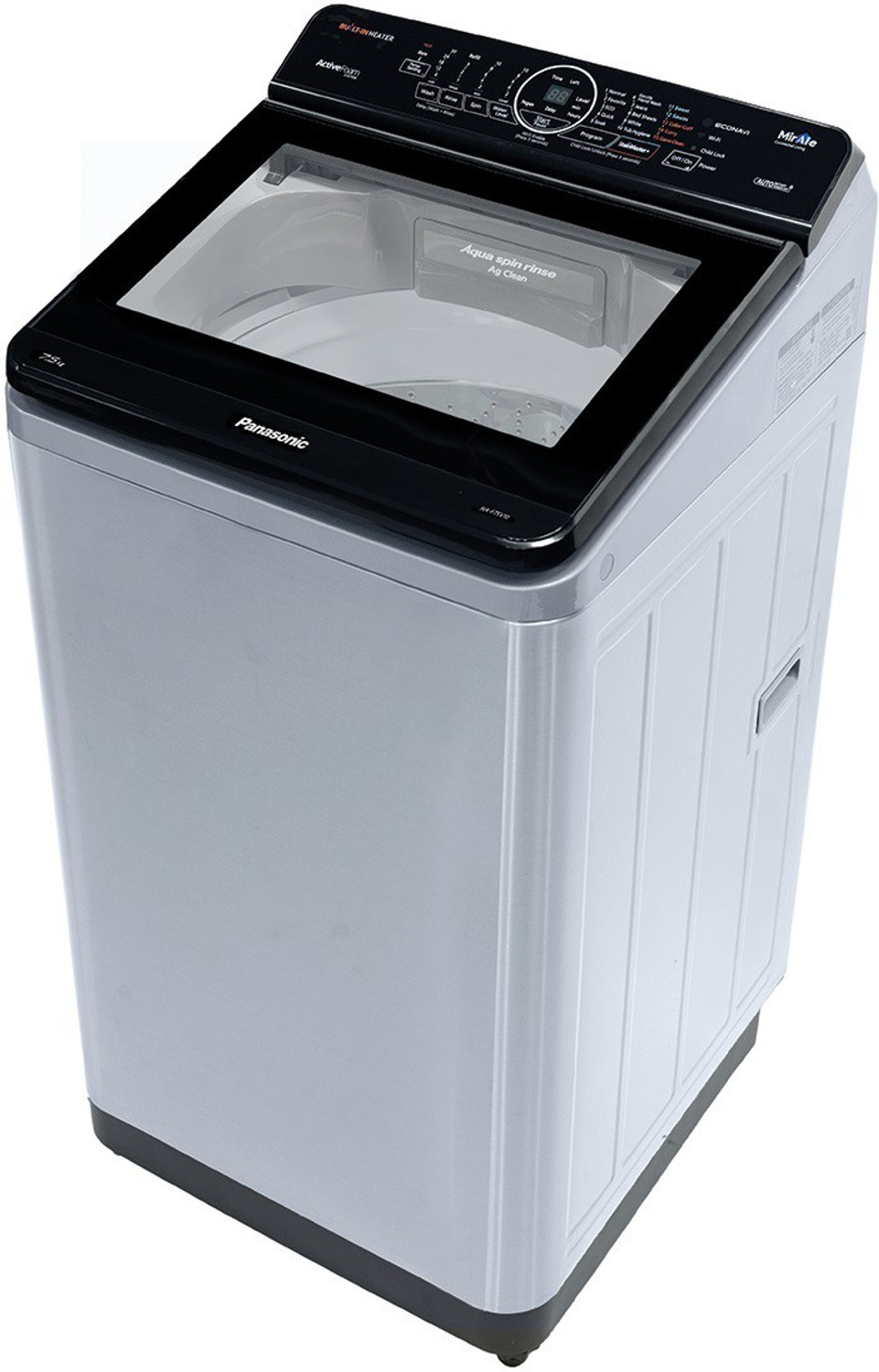 Image of Panasonic 7.5 kg Wi-Fi EnabledSmart Washing Machine Fully Automatic Top Load with In-built Heater Silver