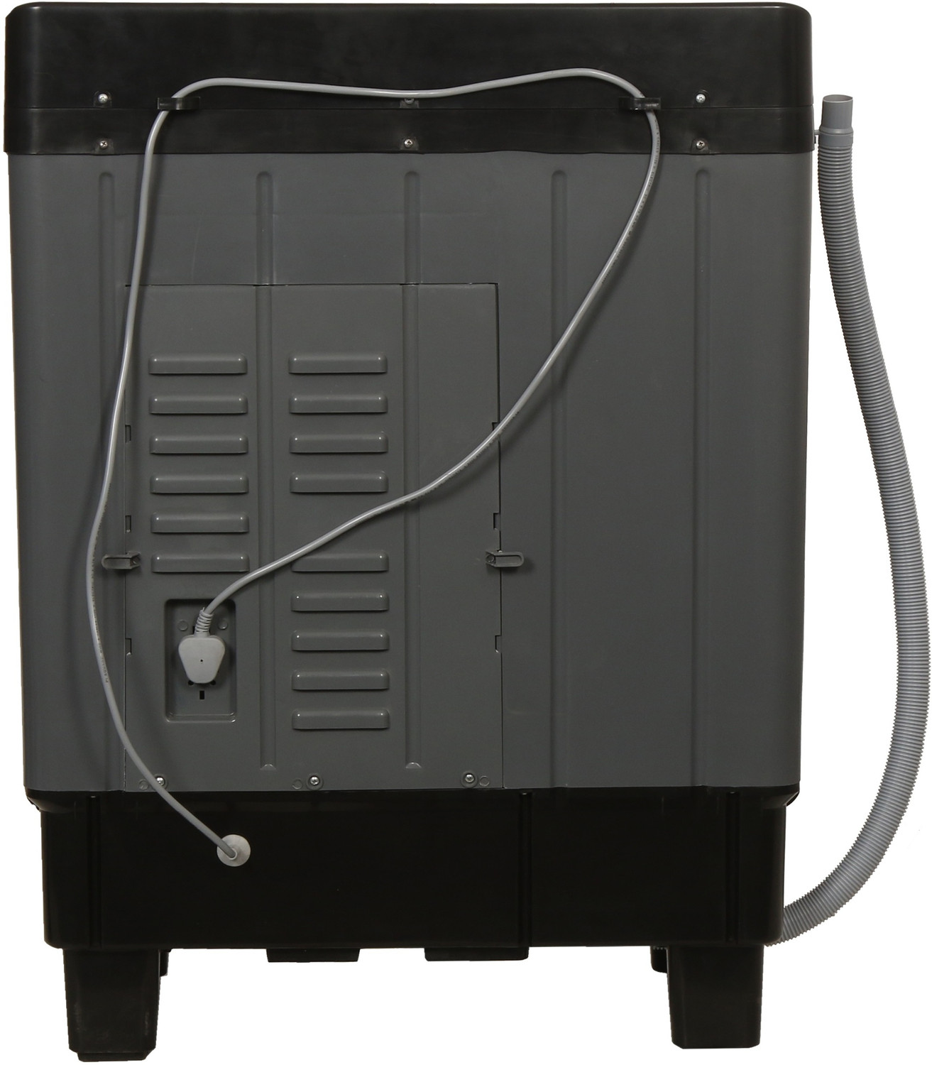 Image of ONIDA 7 kg 5 Star With Five-Fin Storm Pulsator Semi Automatic Top Load Washing Machine Black, Grey