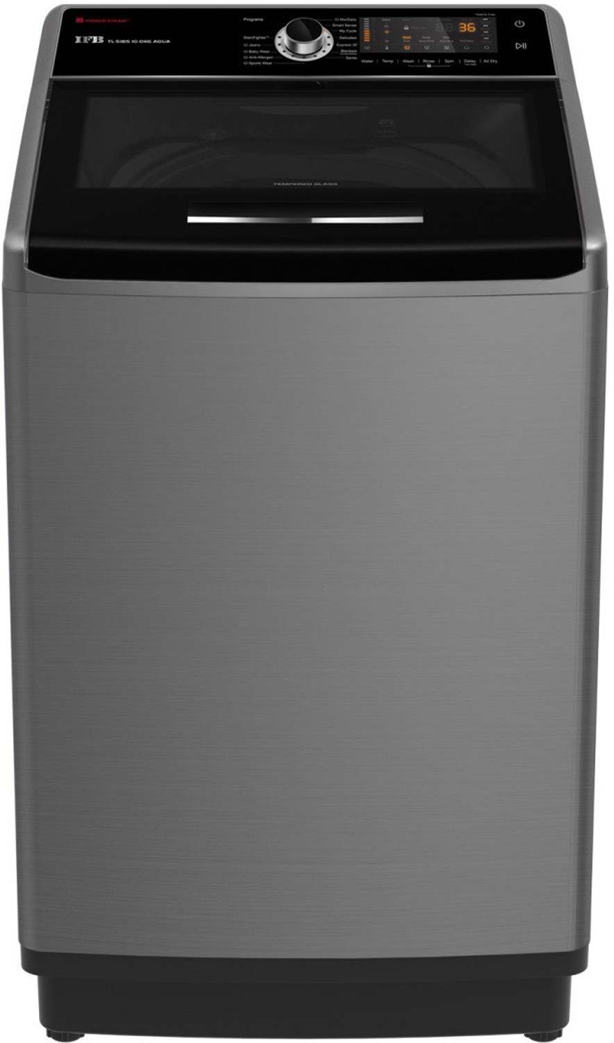 Image of IFB 10 kg Fully Automatic Top Load Washing Machine with In-built Heater Grey (TL - SIBS 10 kg Aqua)
