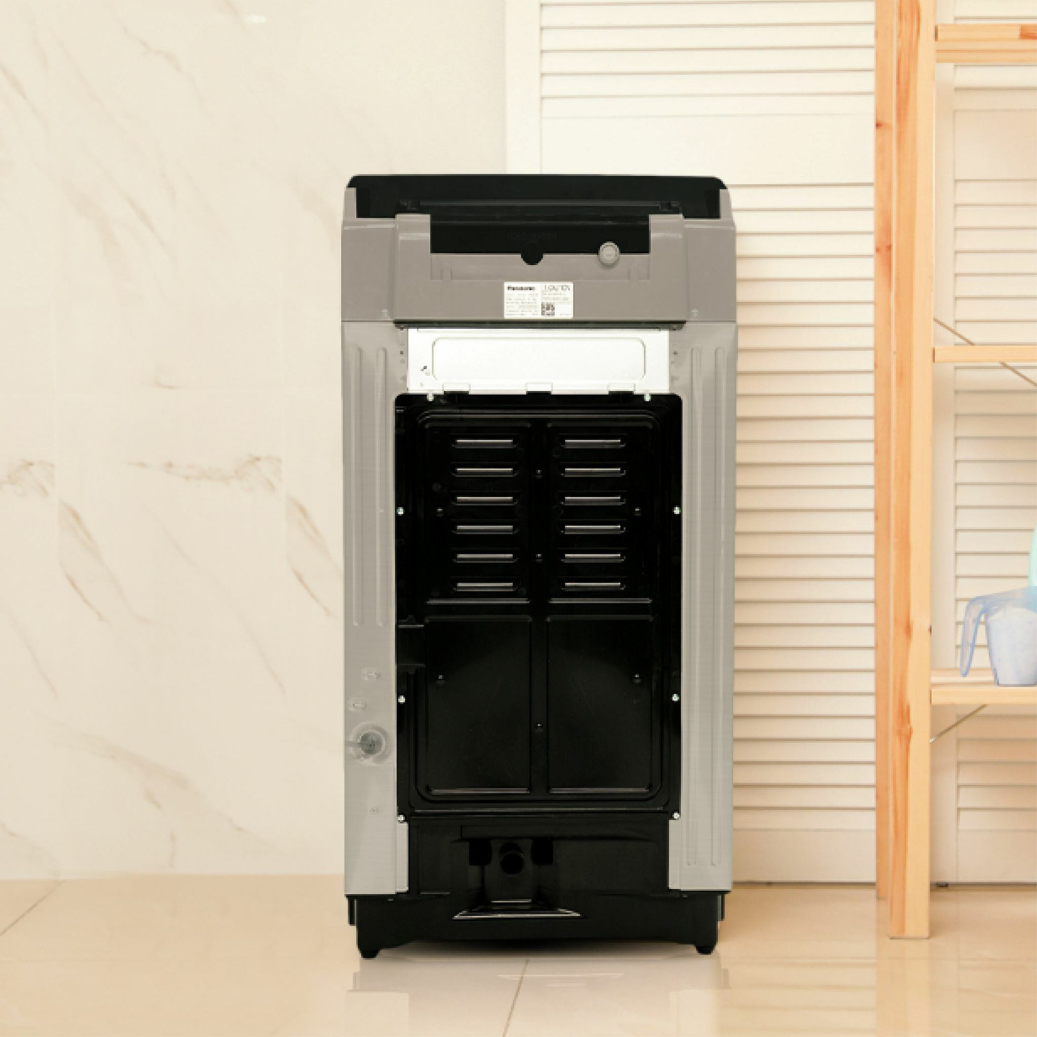 Image of Panasonic 8 kg Wi-Fi EnabledSmart Washing Machine Fully Automatic Top Load with In-built Heater Grey