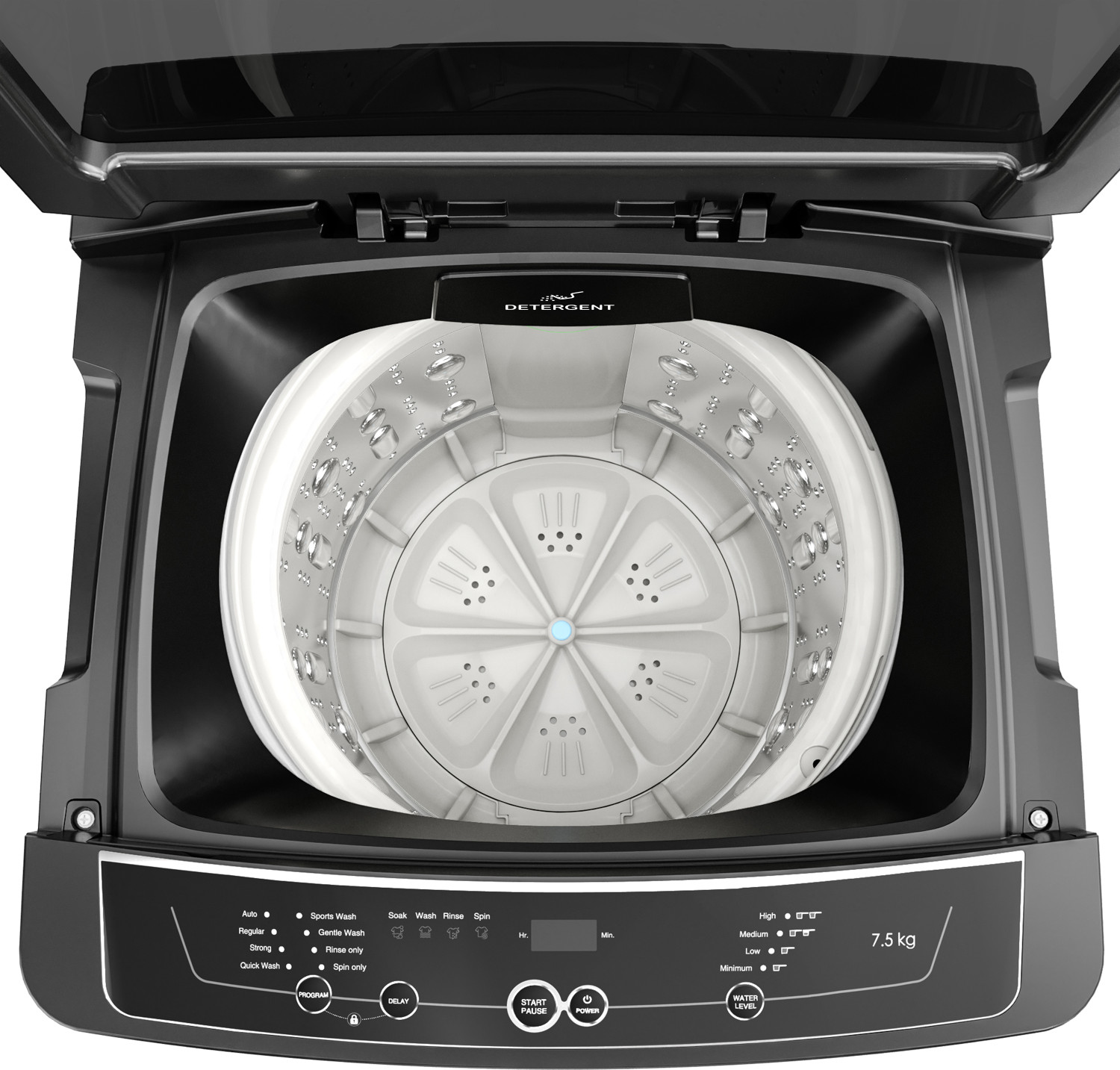 Image of Godrej 7.5 kg with Roller Coaster Wash Technology Fully Automatic Top Load Washing Machine Black