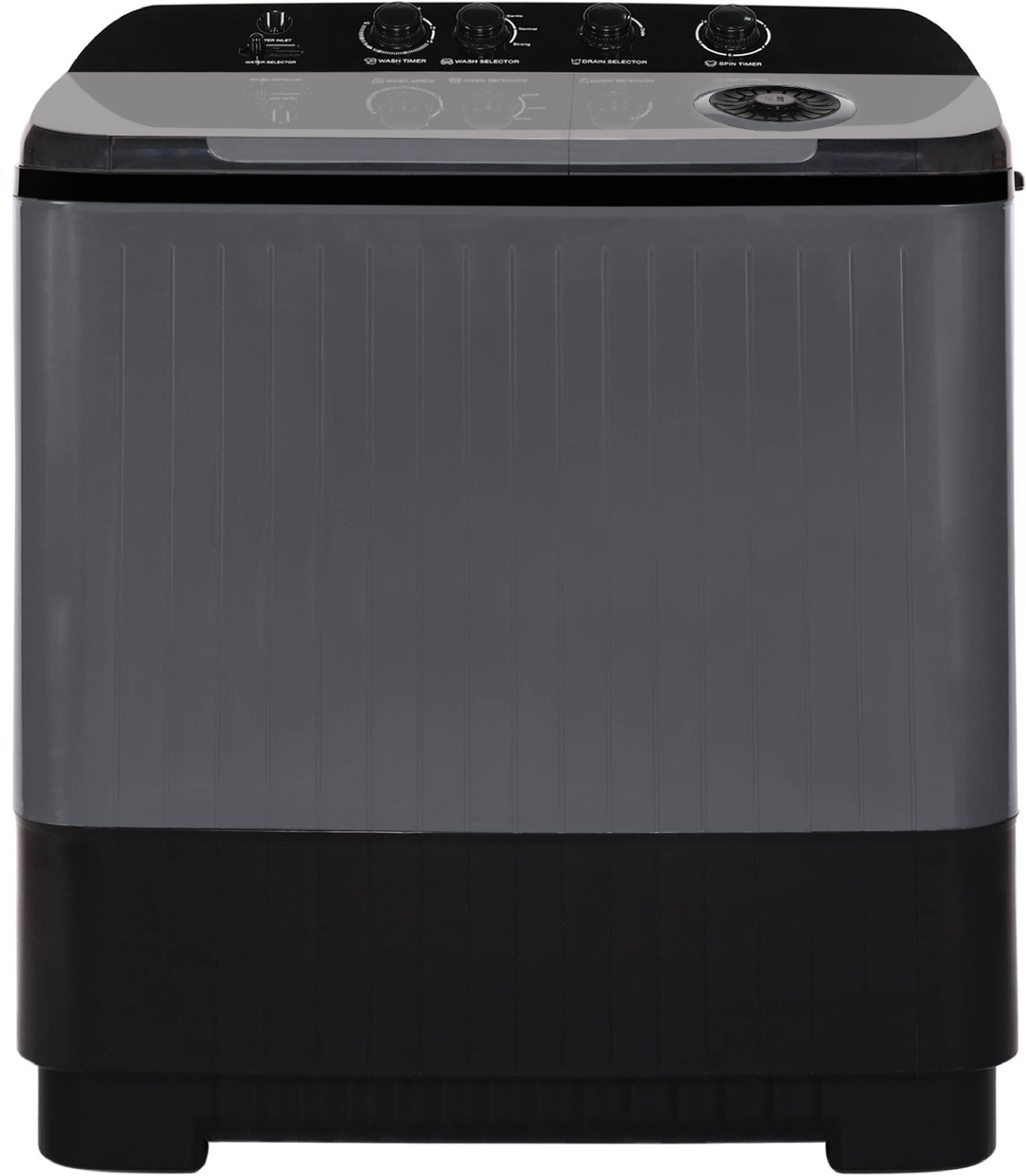 Image of realme TechLife 10 kg 5 Star rating Semi Automatic Top Load Washing Machine Black, Grey