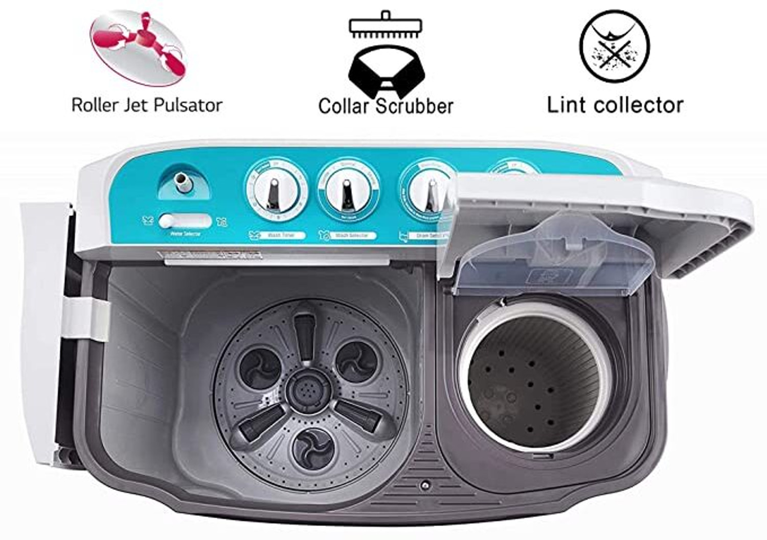 Image of LG 6 kg Semi Automatic Top Load Washing Machine Blue