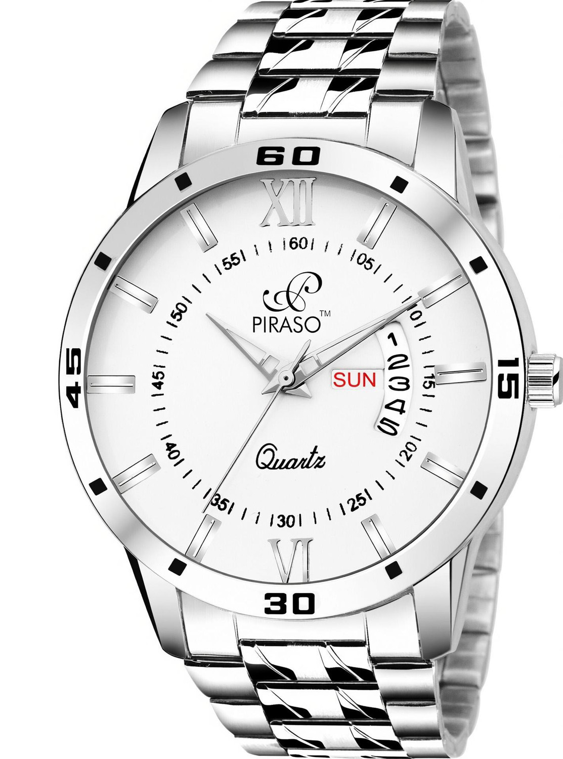 PIRASO Day and Date Analog Watch  - For Boys