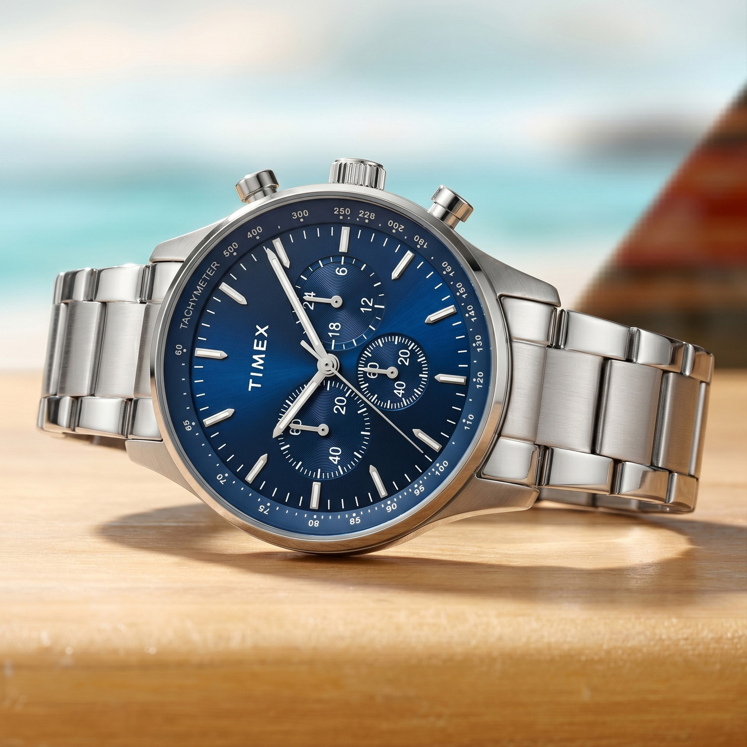 TIMEX Chronograph, Blue Dial Analog Watch - For Men