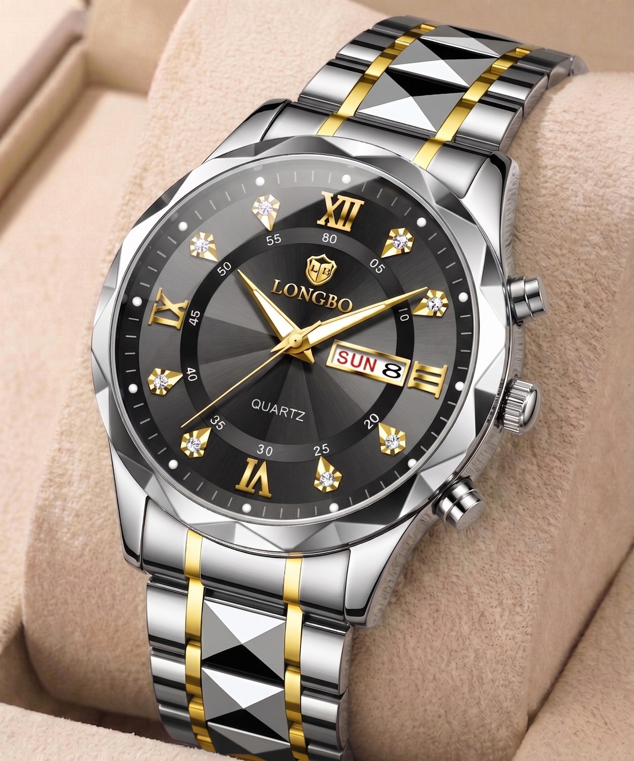 Longbo Analog Watch - For Men