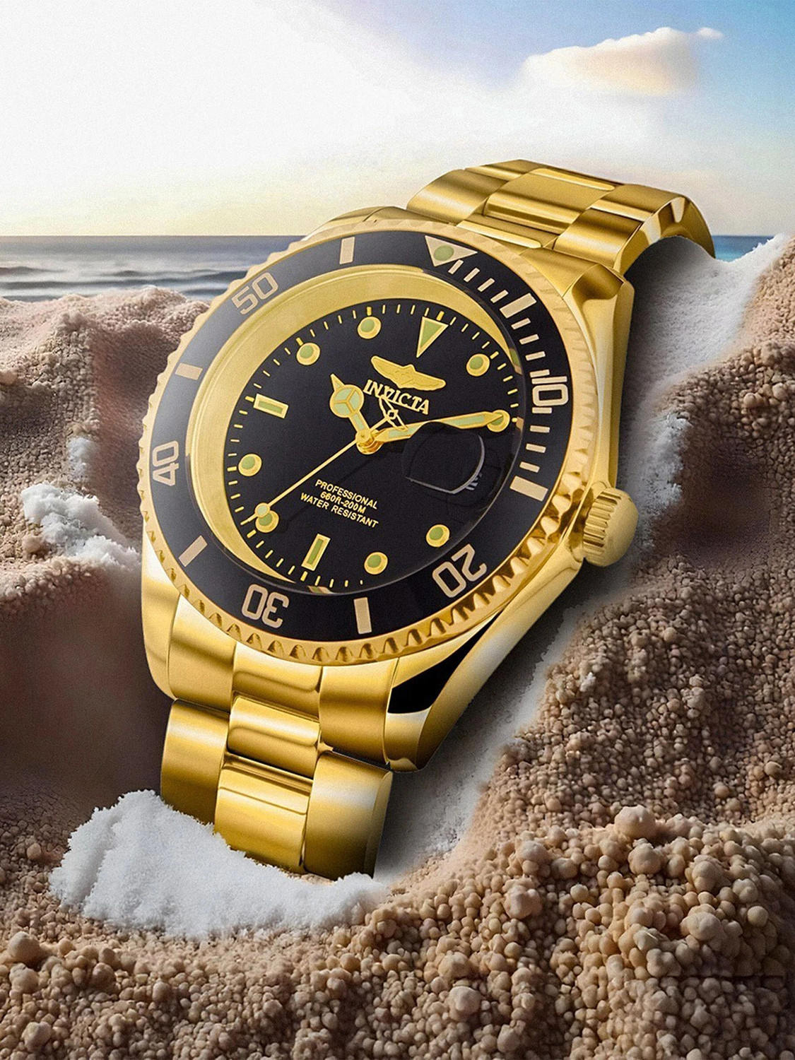 INVICTA 26975 Pro Diver Quartz Black Dial Analog Watch - For Men