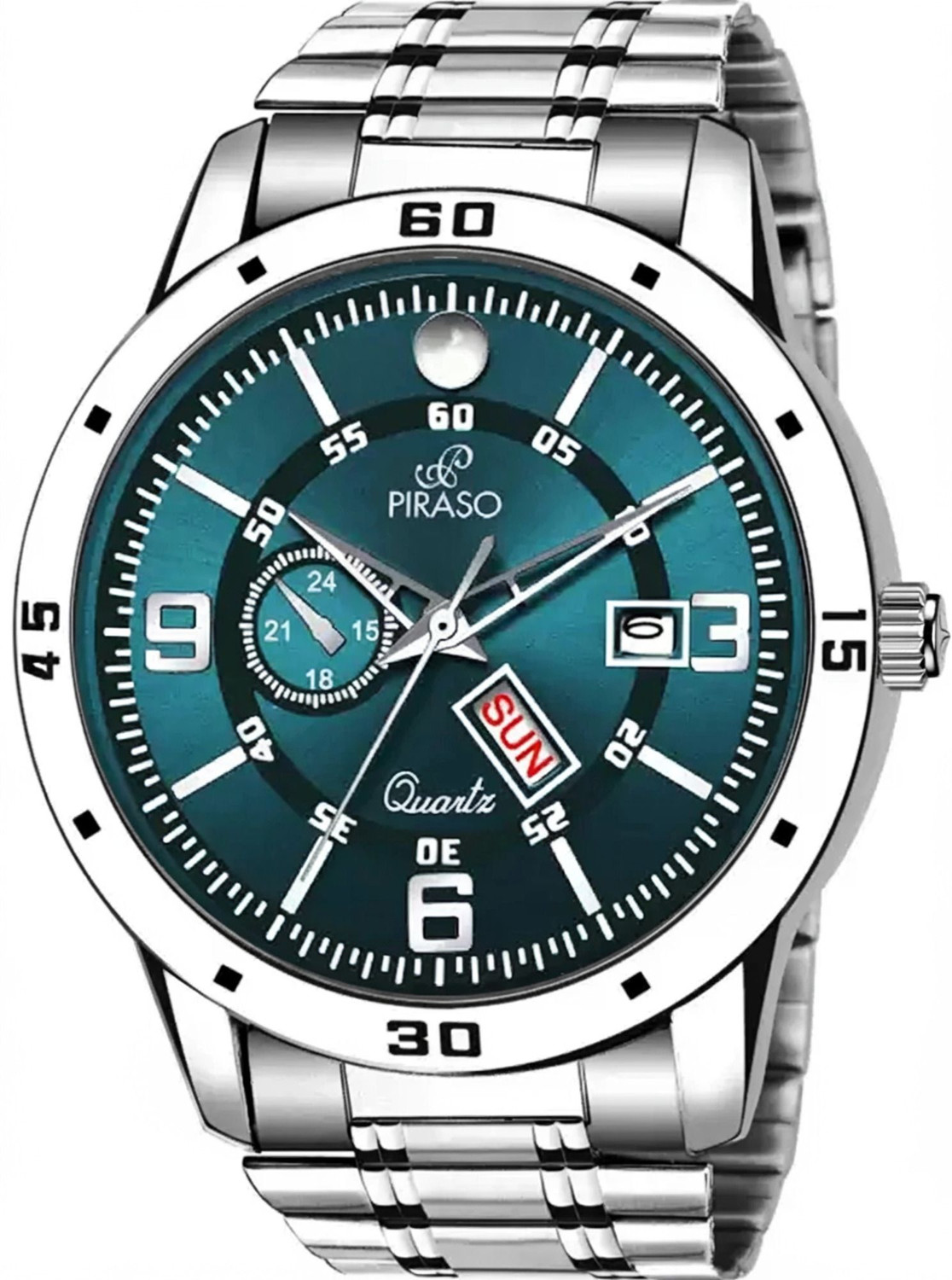 PIRASO D&D F95 Blue Silver Chain Analog Watch for Men – ₹268