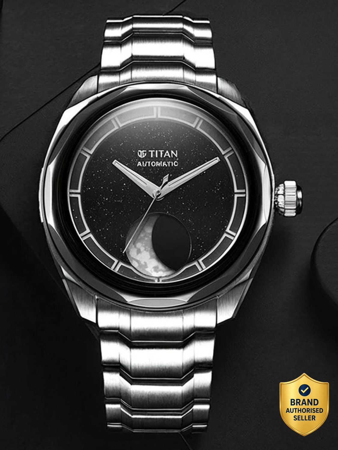 Titan Regallia Regalia Stellar 2 Grey Dial Stainless Steel Strap Analo