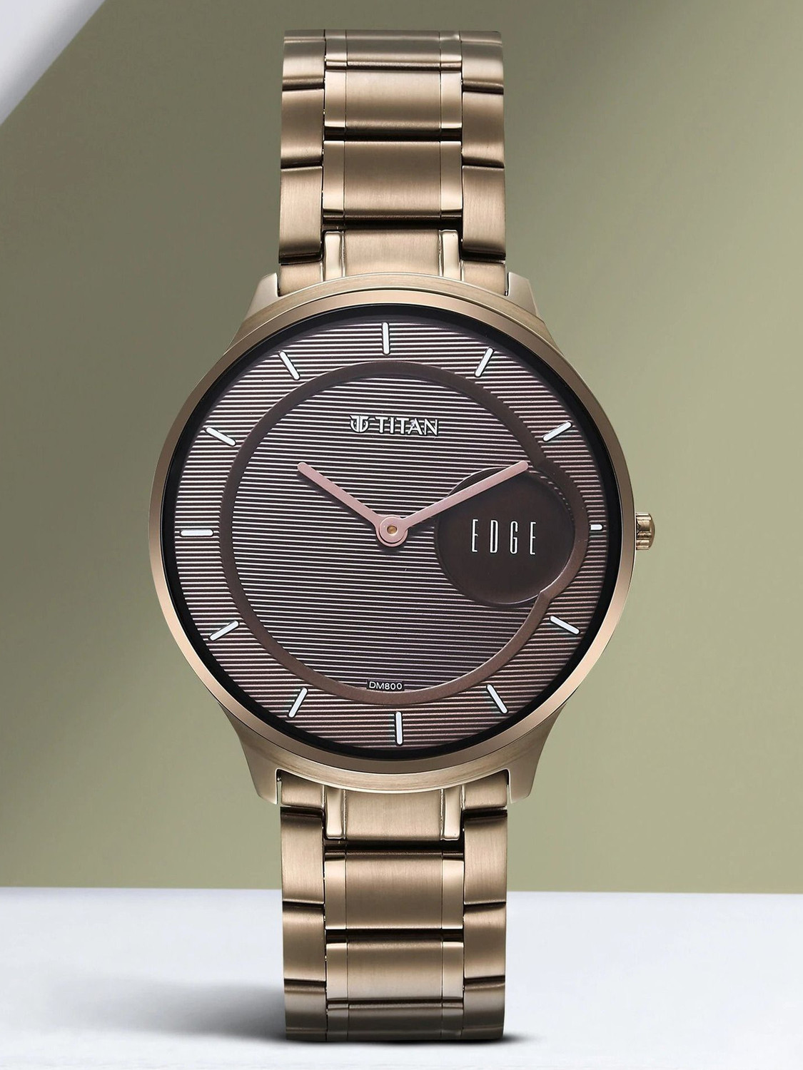 Titan Edge Metal II Analog Watch for Men - Slim Design