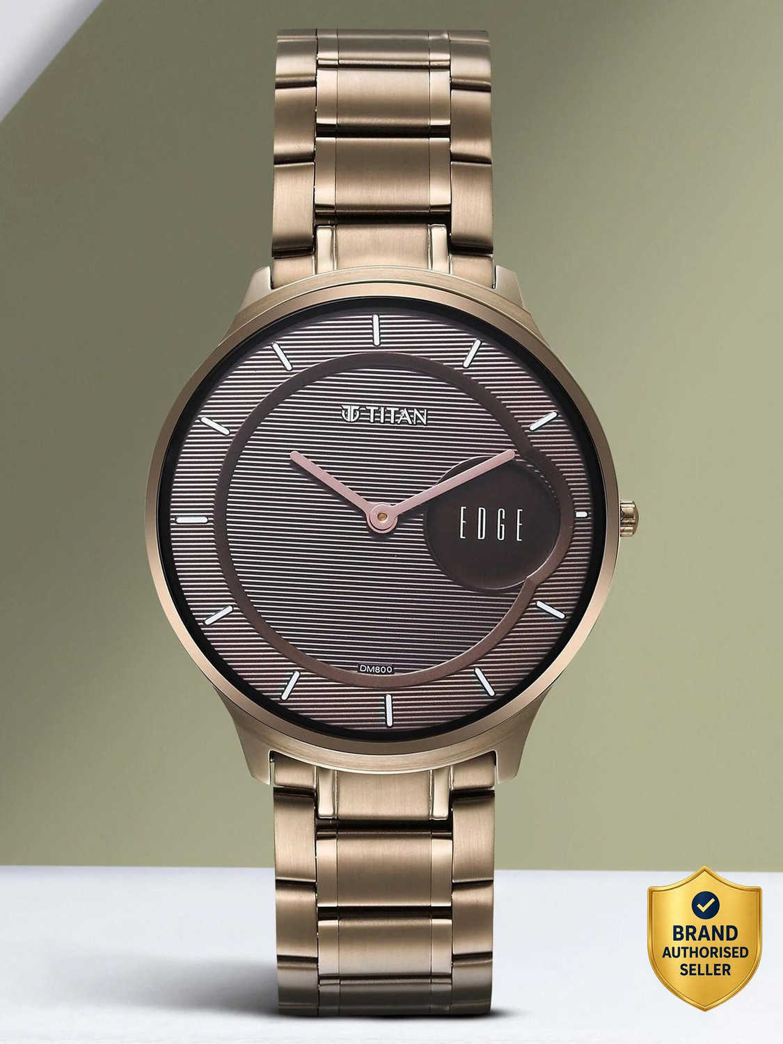 Titan Edge Metal II Analog Watch for Men - Slim Design