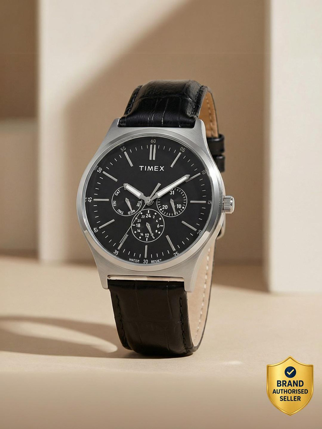 Multifunction Black Dial Analog Watch - For Men TWEG360SMU01T