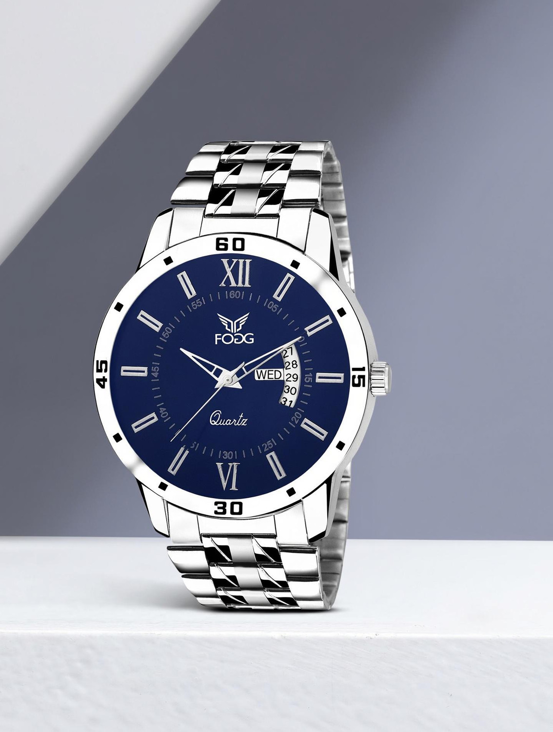 2047-BL Day and Date Analog Watch - For Men