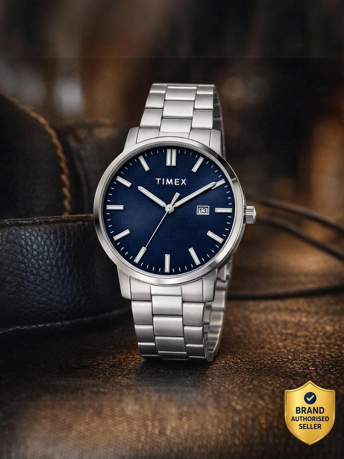 Blue Date Dial Analog Watch - For Men TWEG358SMU01T