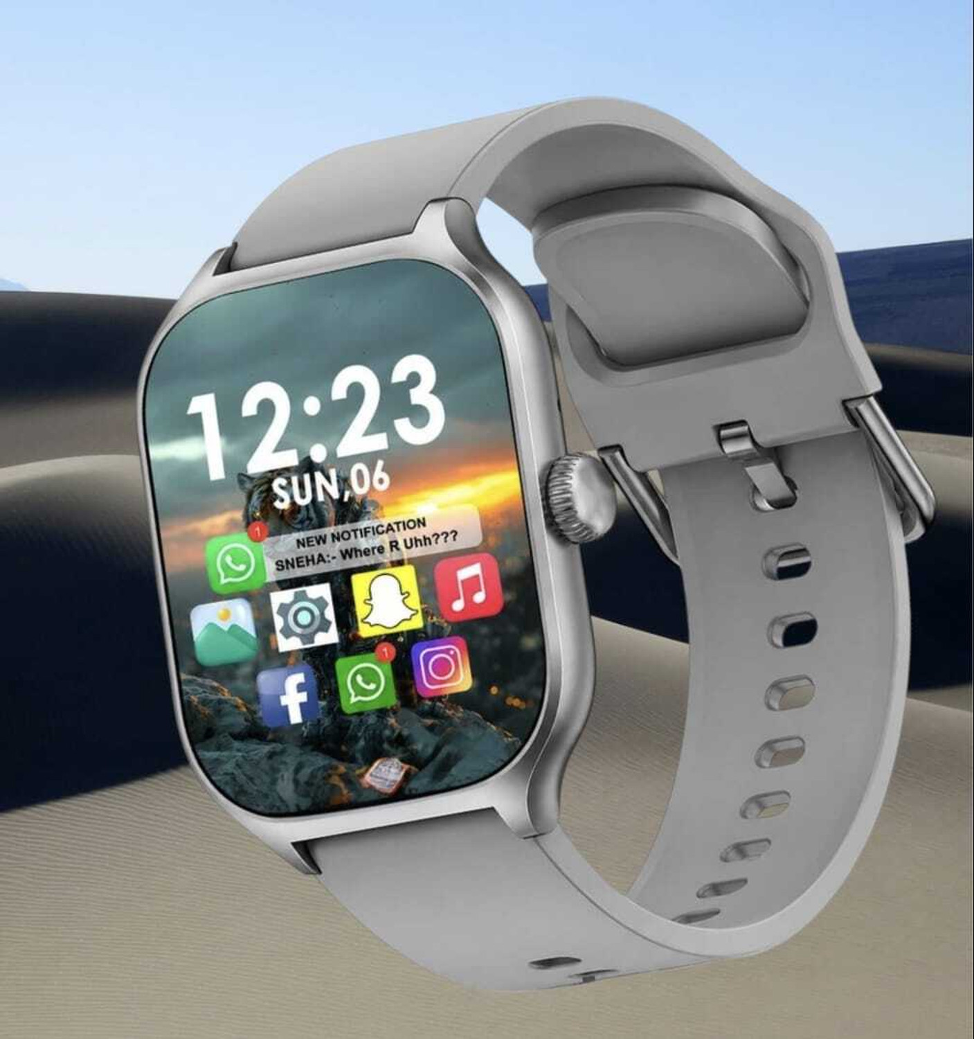 Image of ROXTO ROUND DIAL SMART WATCH Digital Watch - For Men & Women SMRT WATCH06