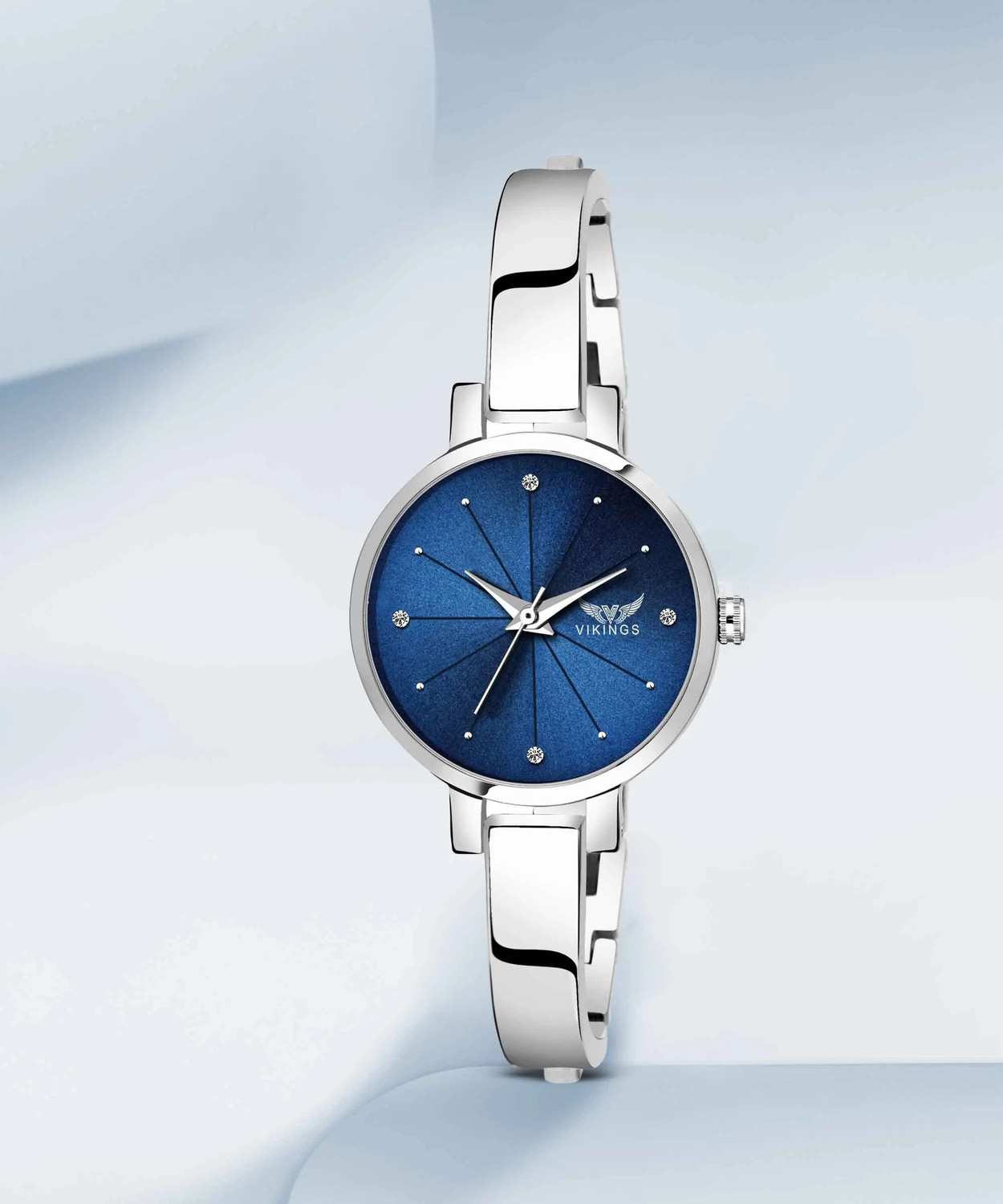 VIKINGS VK-LR-045-BLU-CHN DIAMOND SERIES Analog Watch  - For Women