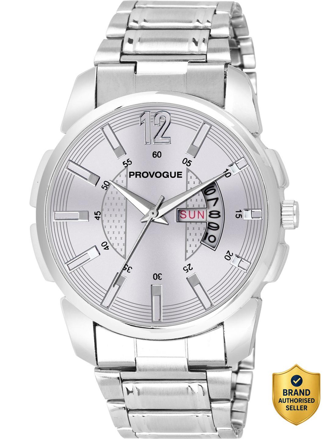 PROVOGUE Basic Analog Watch for Men with Day and Date Display Analog Watch with Day and Date Display Analog Watch  - For Men