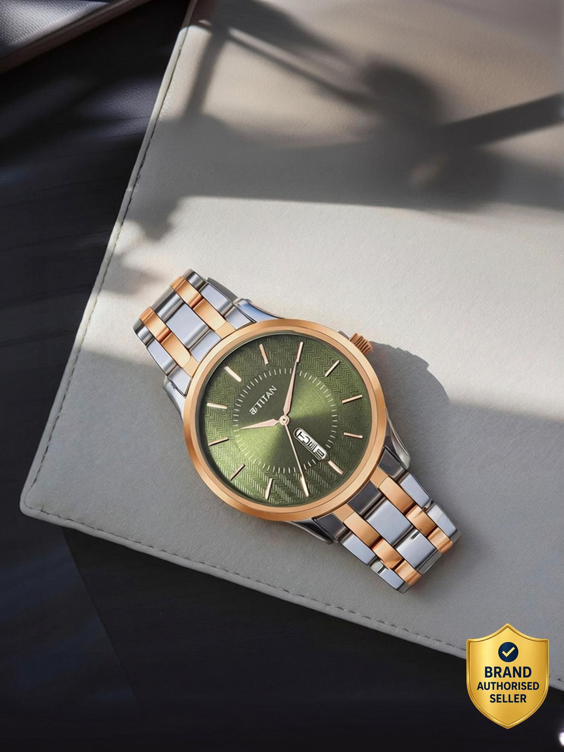 Titan 1825KM03 Gents Karishma Analog Watch  - For Men