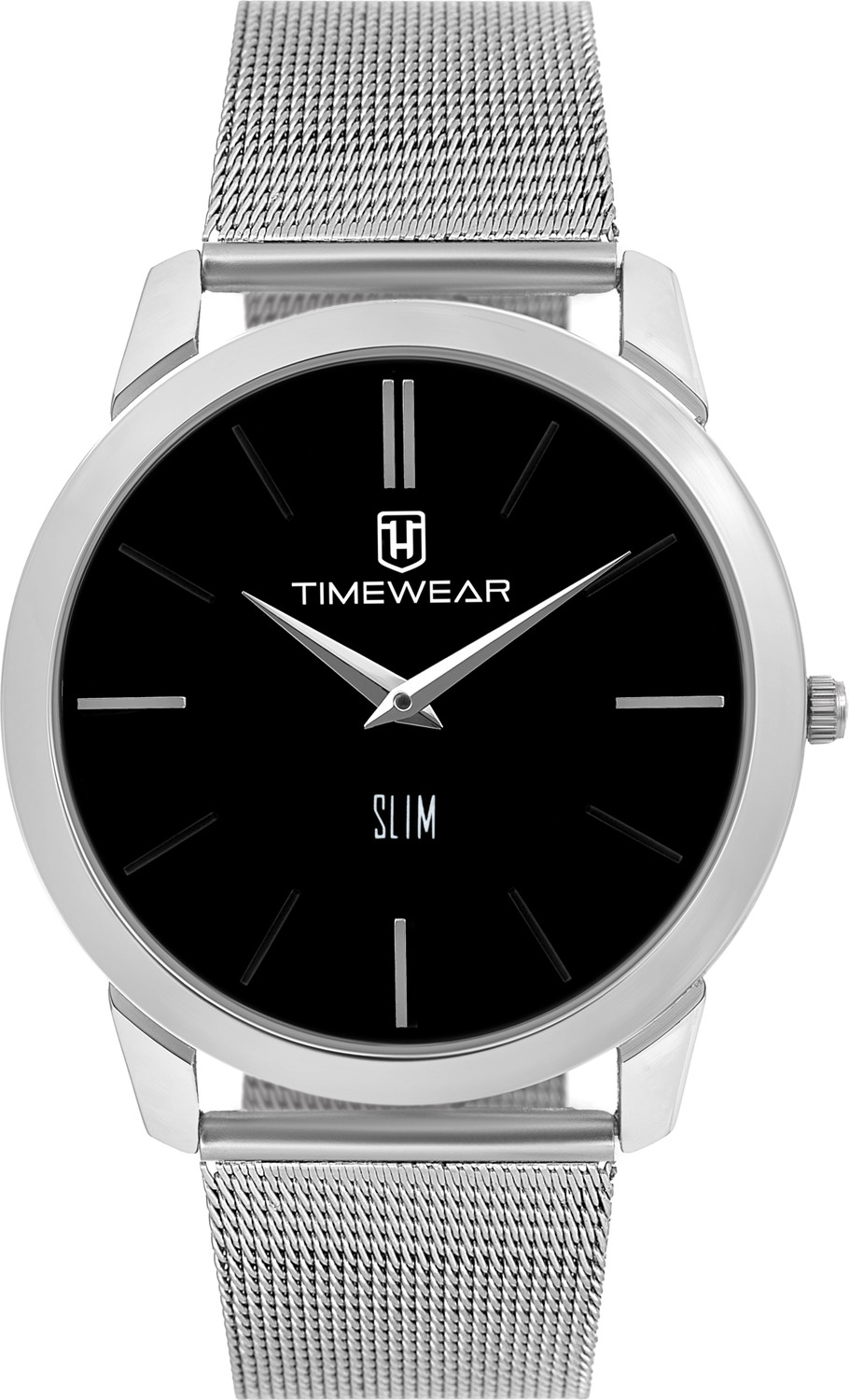 TIMEWEAR 185BDTG TIMEWEAR Formal Black Dial Stainless Steel Strap Slim Analog Watch  - For Men