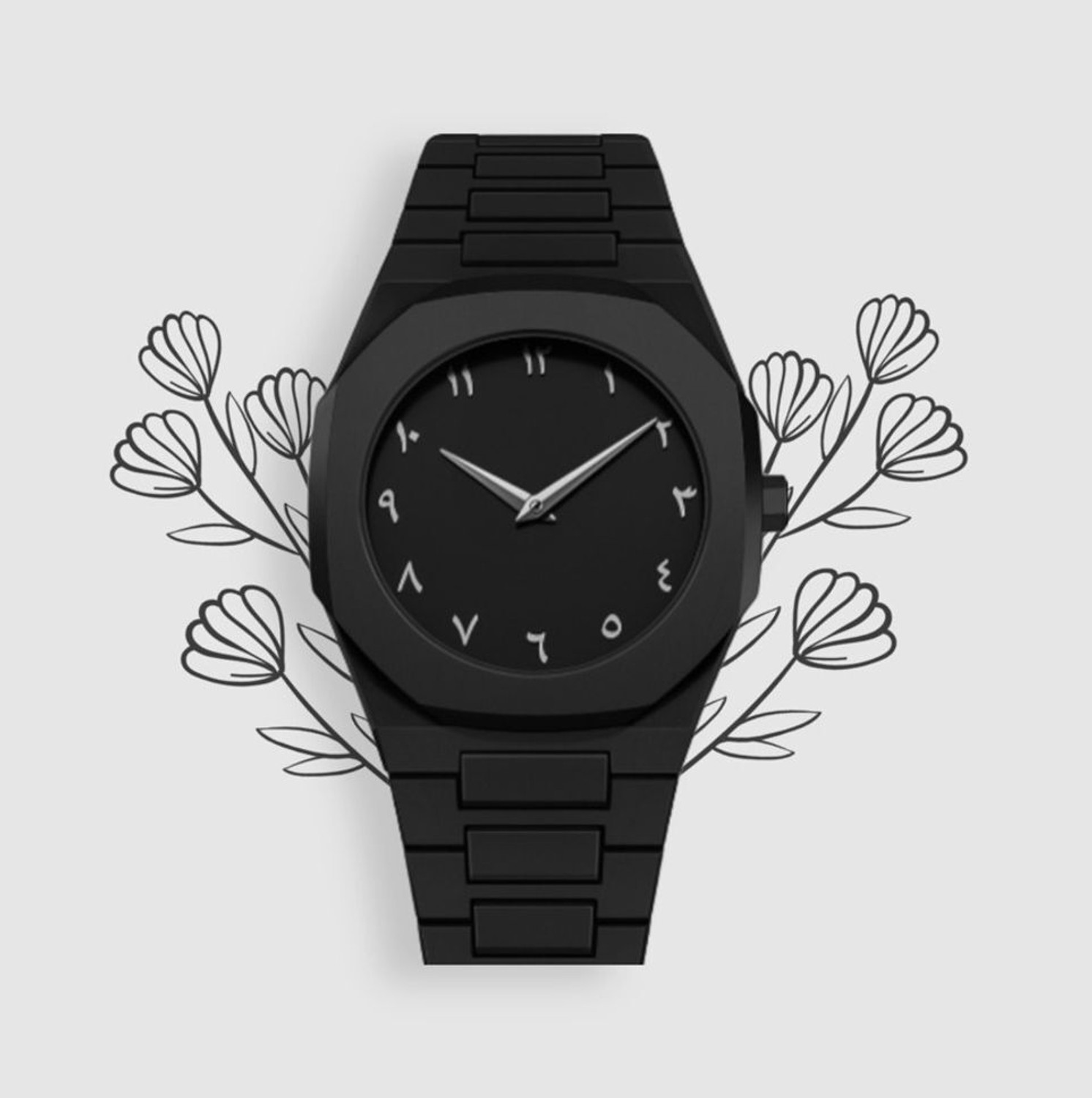 Image of NAVIFORCE Transparent Barel Shaped Sports LCD Digital Date Silicone Strap Digital Watch - For Men NF6107 Digital Display