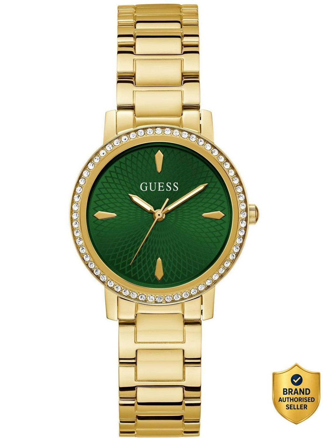 GUESS Green Dial Analog Watch - For Women